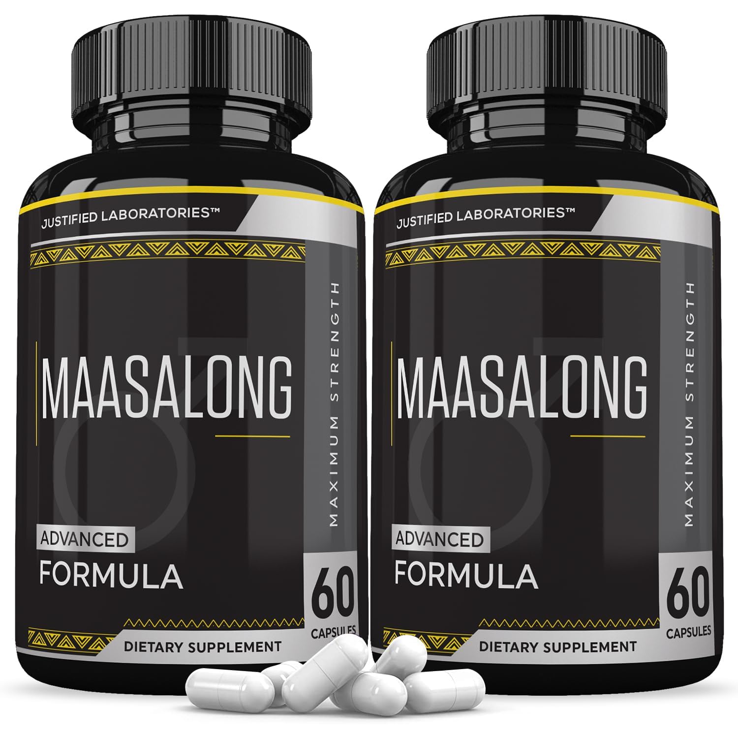 Justified Laboratories Maasalong Advanced Men's Health Formula Capsules 120 Capsules