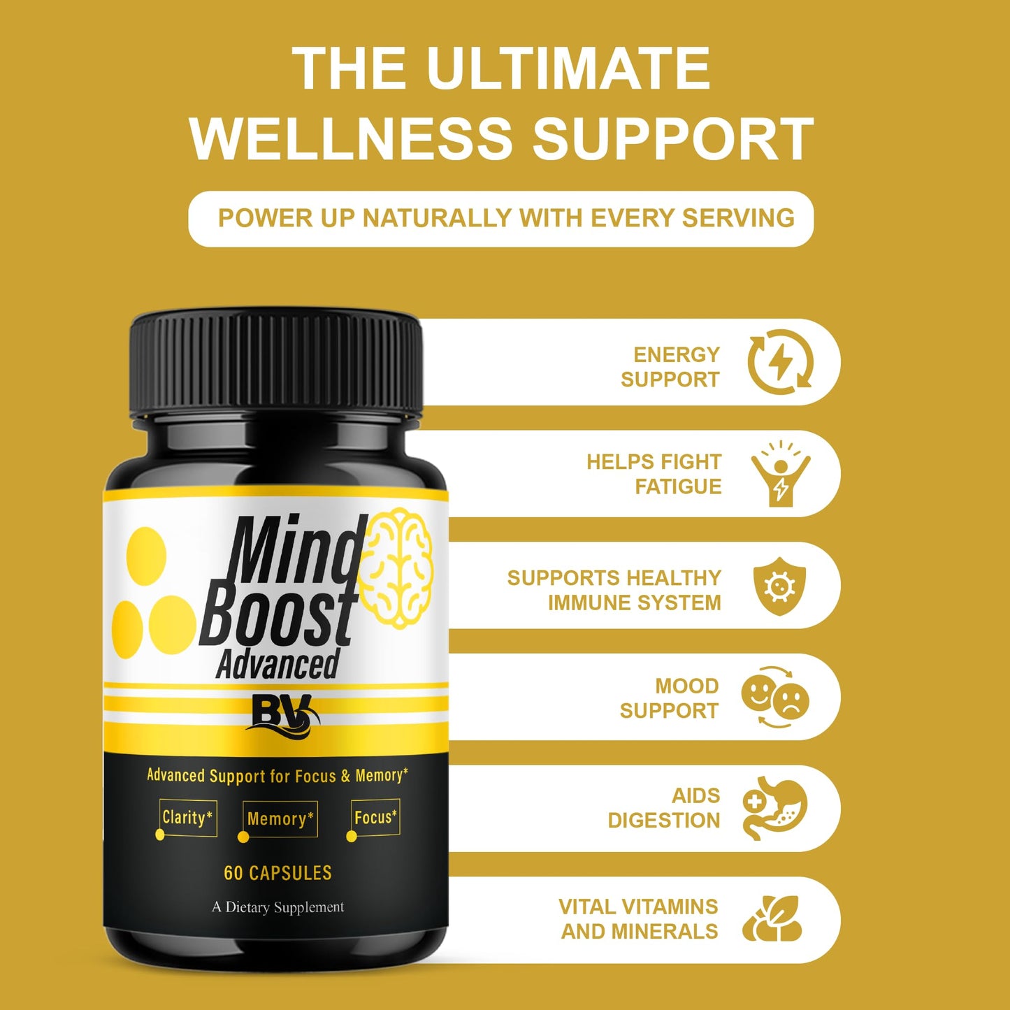 BLUE VIBE Mind Boost 60 Capsules