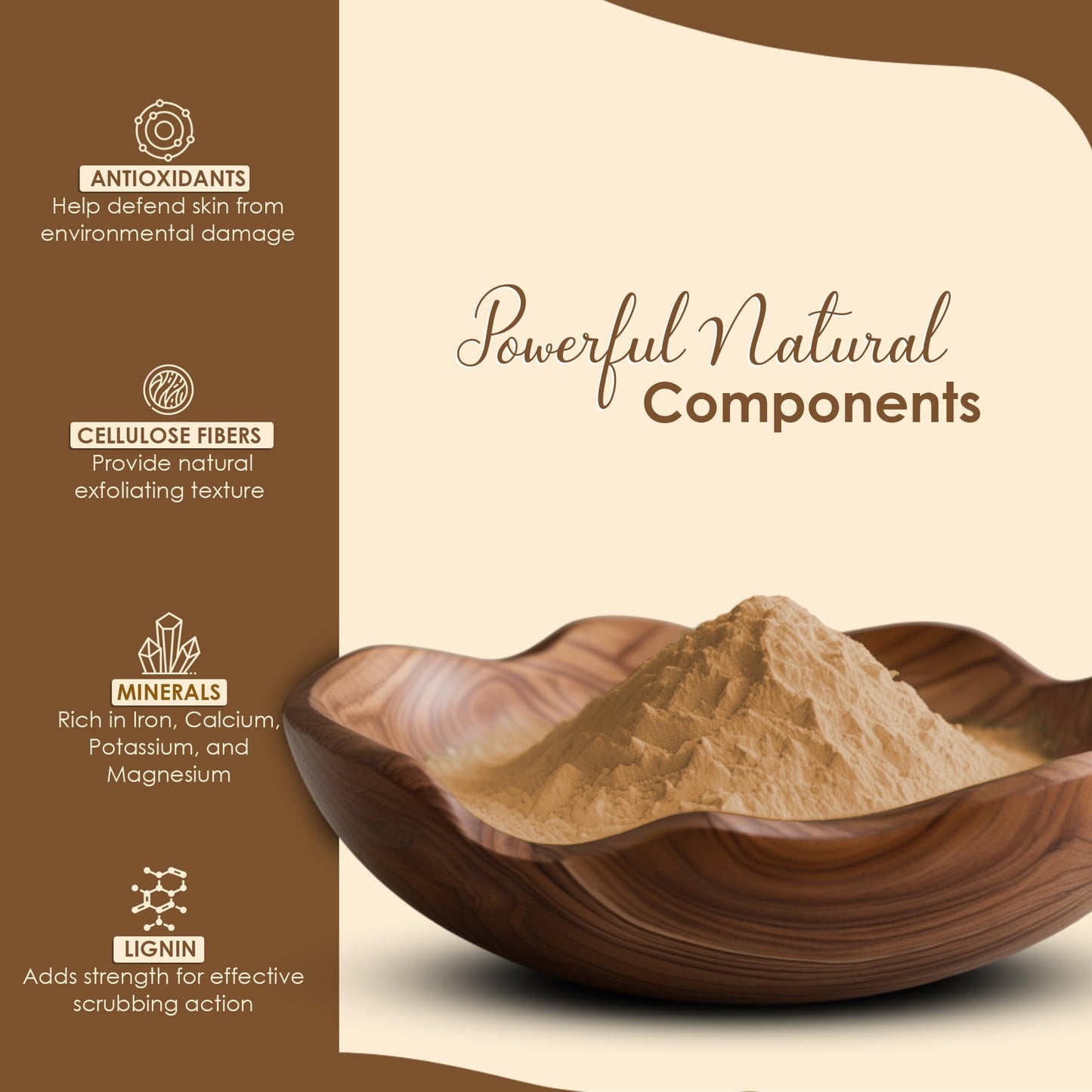 Minature Natural Walnut Shell Powder 8 oz