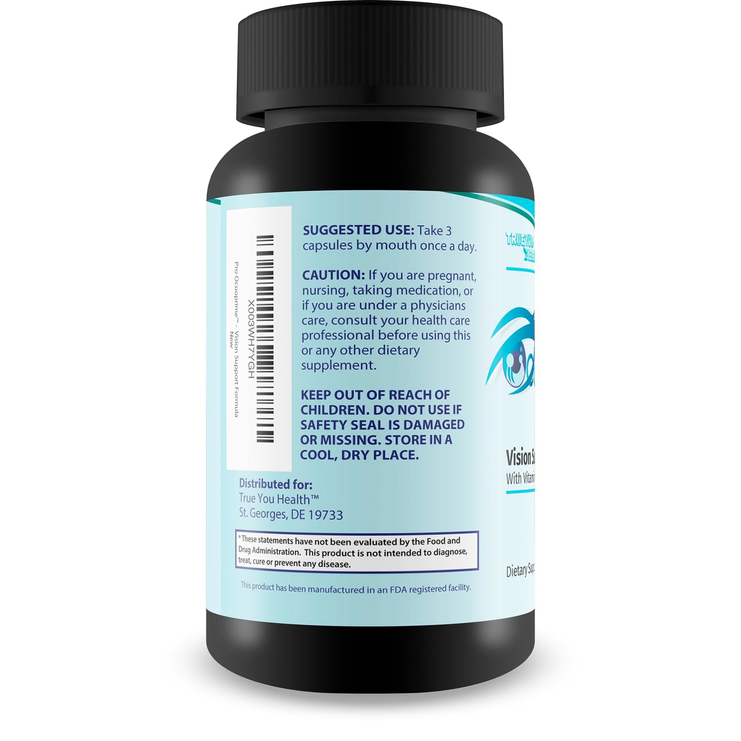 True You Health Pro Ocuprime Eye Health & Vision Support Capsules, 90 Count