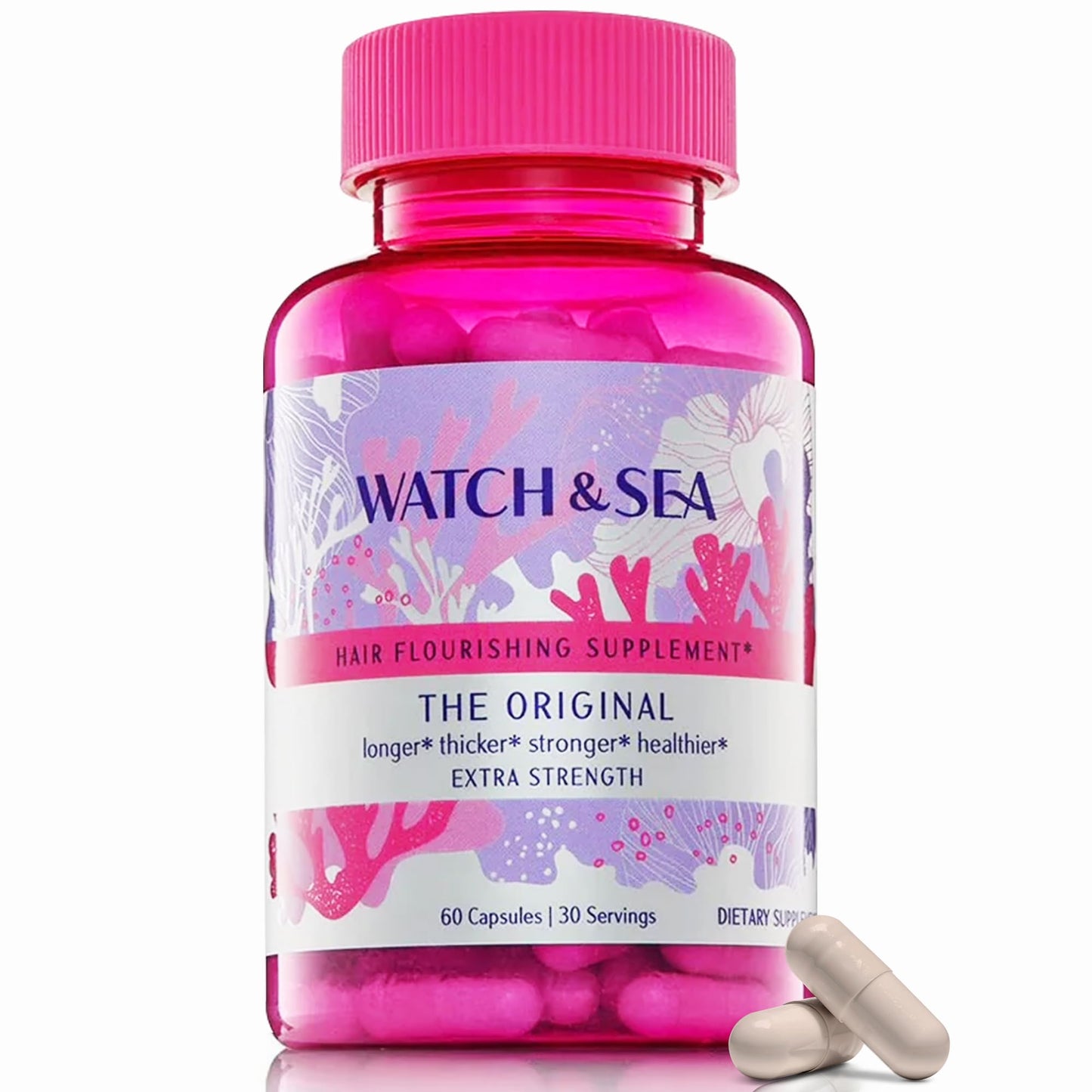 WATCH & SEA BEAUTY Hair Flourishing Extra-Strength Capsules 30 Capsules