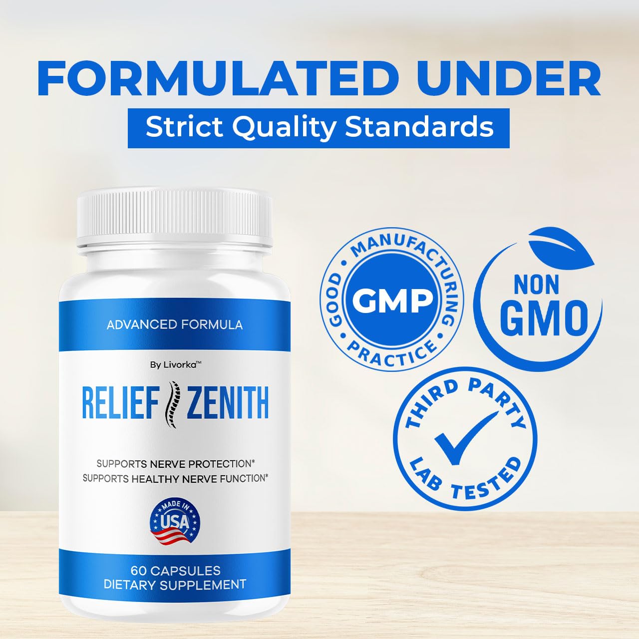 LIVORKA Relief Zenith Capsules 300 Capsules