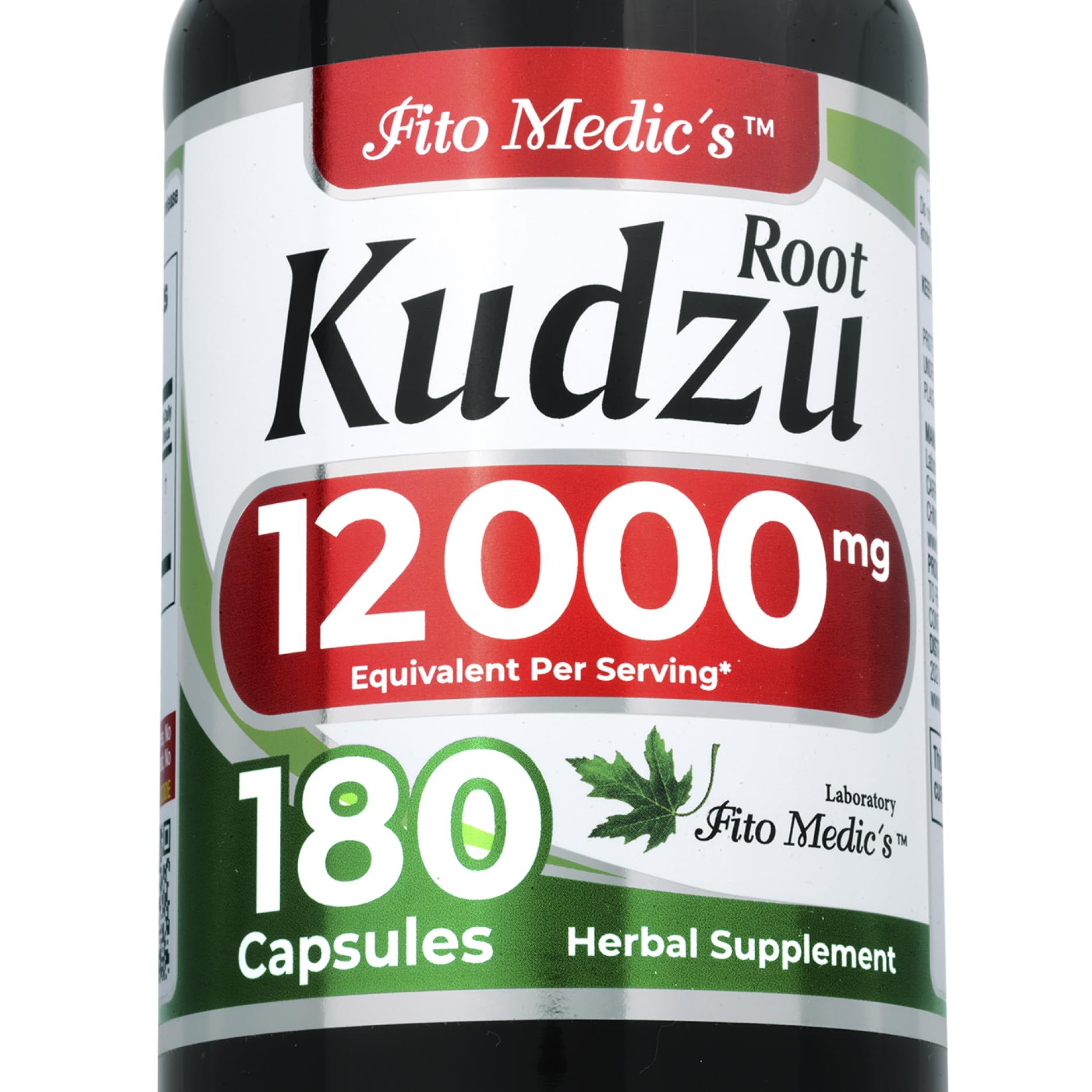 FITO MEDIC'S Kudzu Root Capsules 180 Count