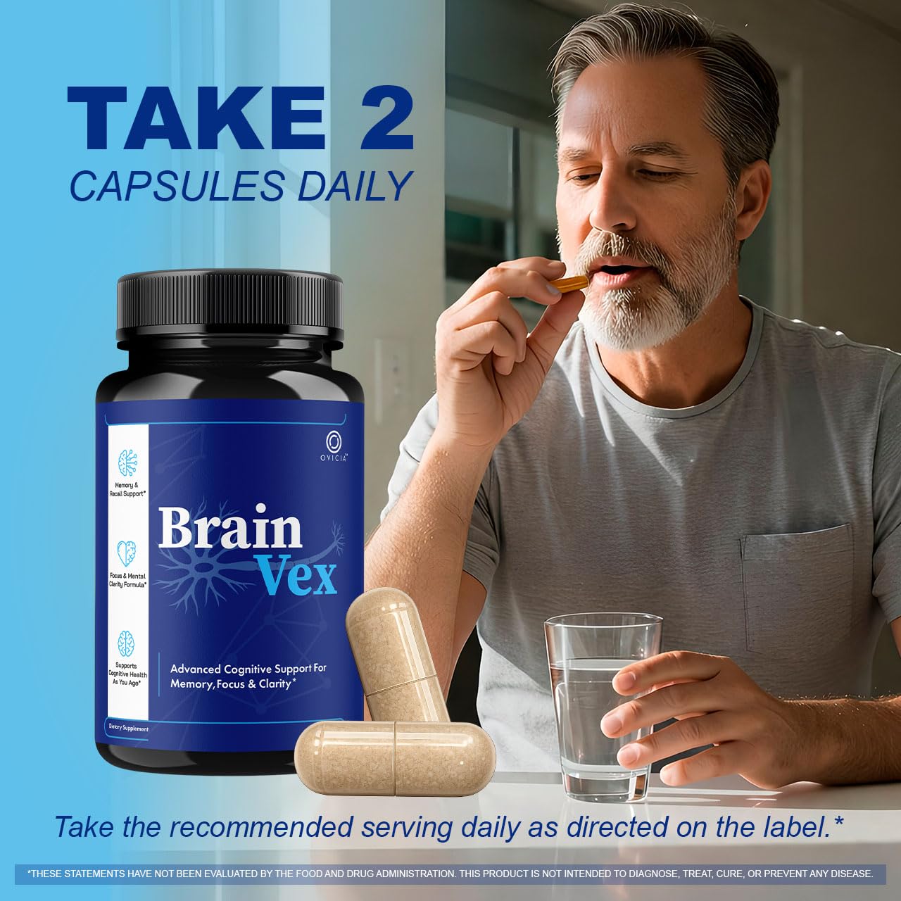 OVICIA Brain Vex Capsules 180 Capsules