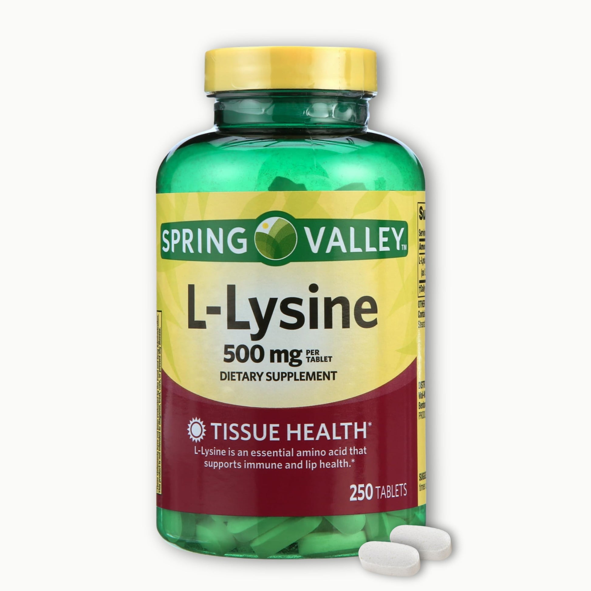 FUSION SHOP STORE L-lysine 500mg Tablet, 250 Count
