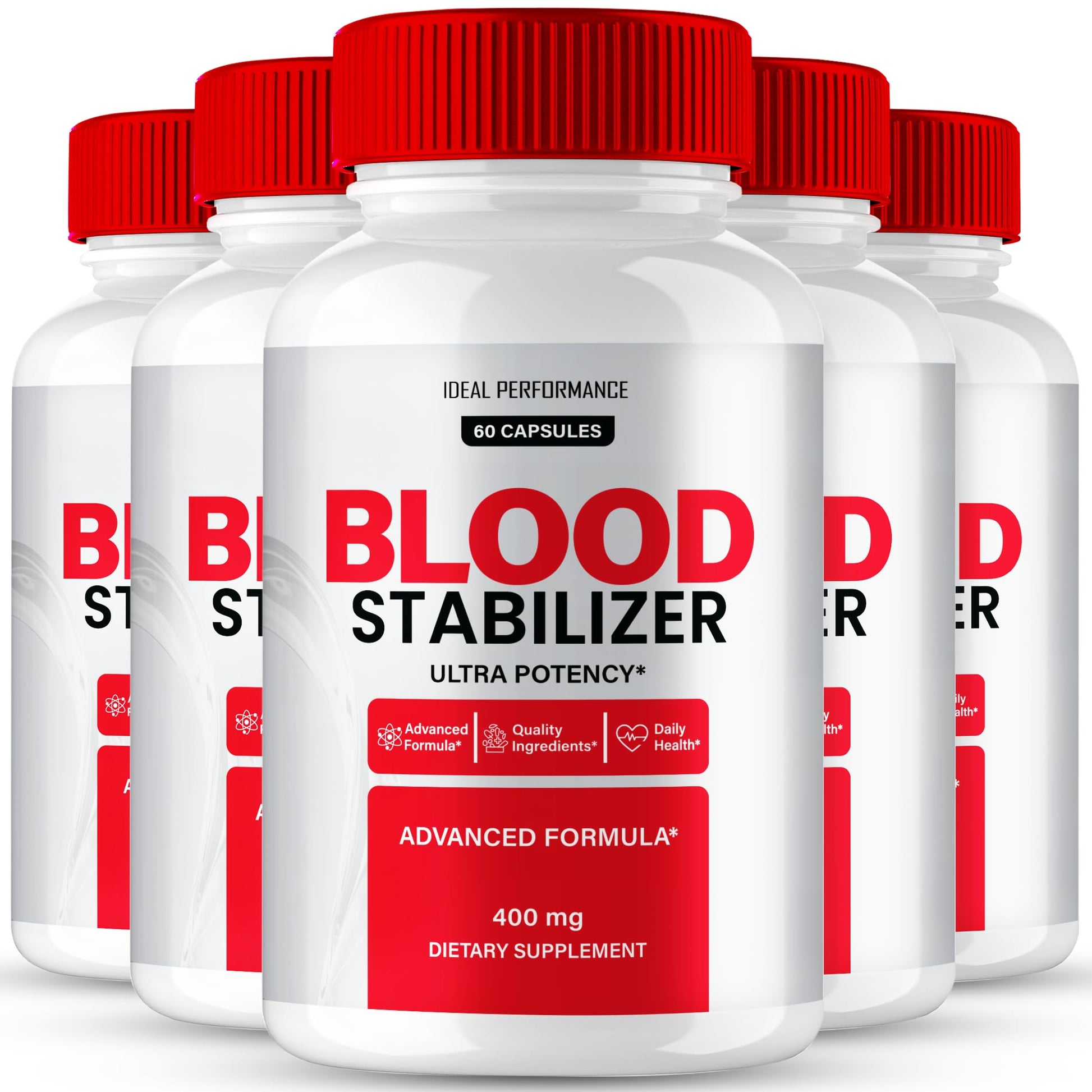 IDEAL PERFORMANCE Blood Stabilizer Advanced Blood Formula Capsules, 300 Capsules