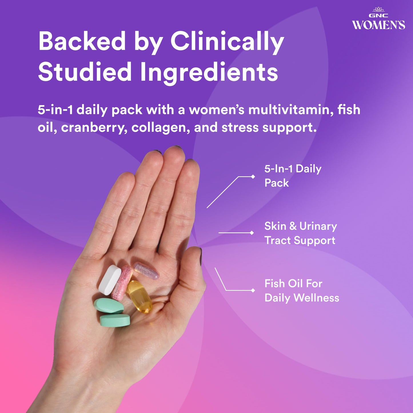 GNC Women's Vitapak Program V2 Multivitamin Tablets, 30 Count