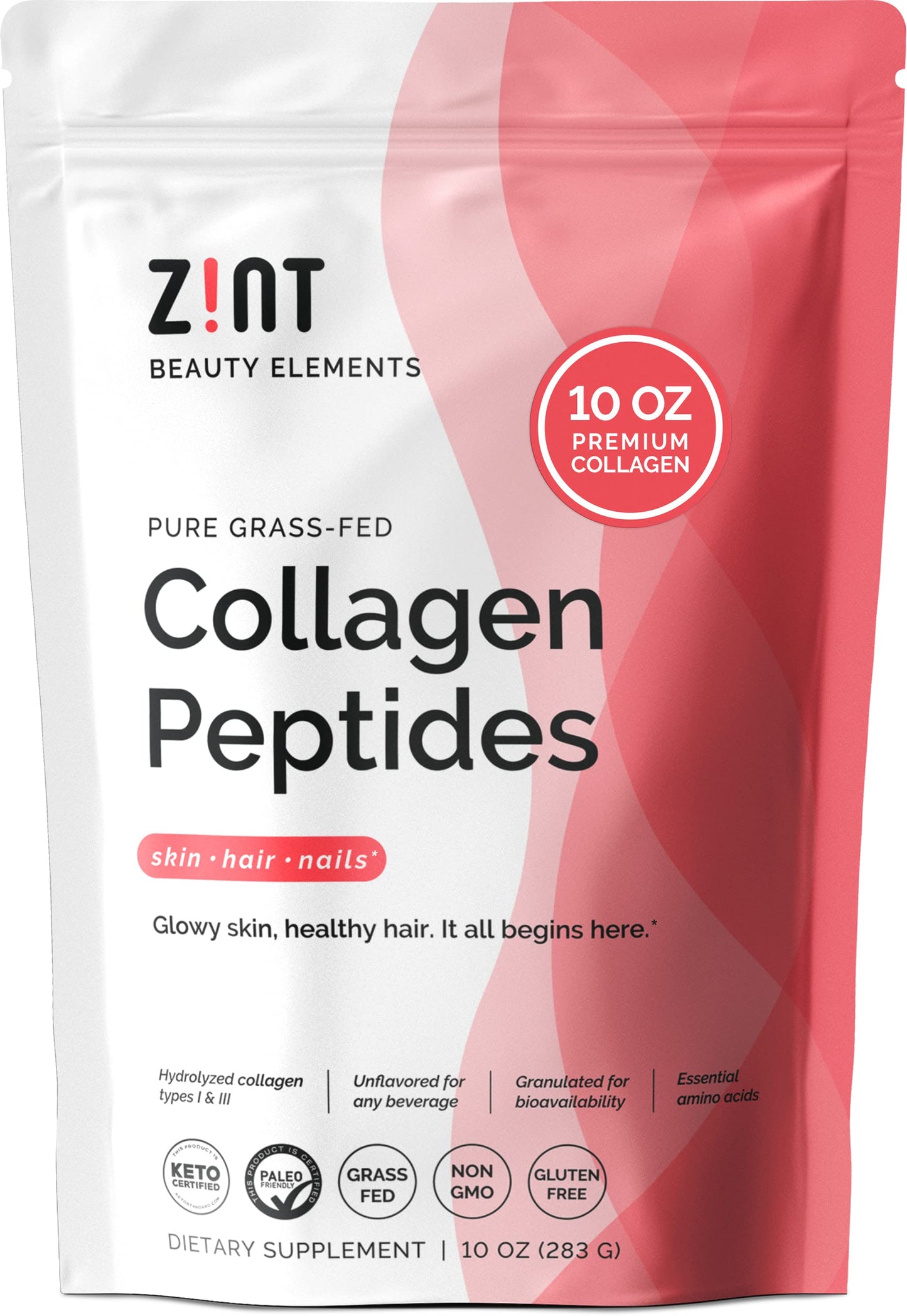 Zint Collagen Hydrolysate Powder 10 Oz