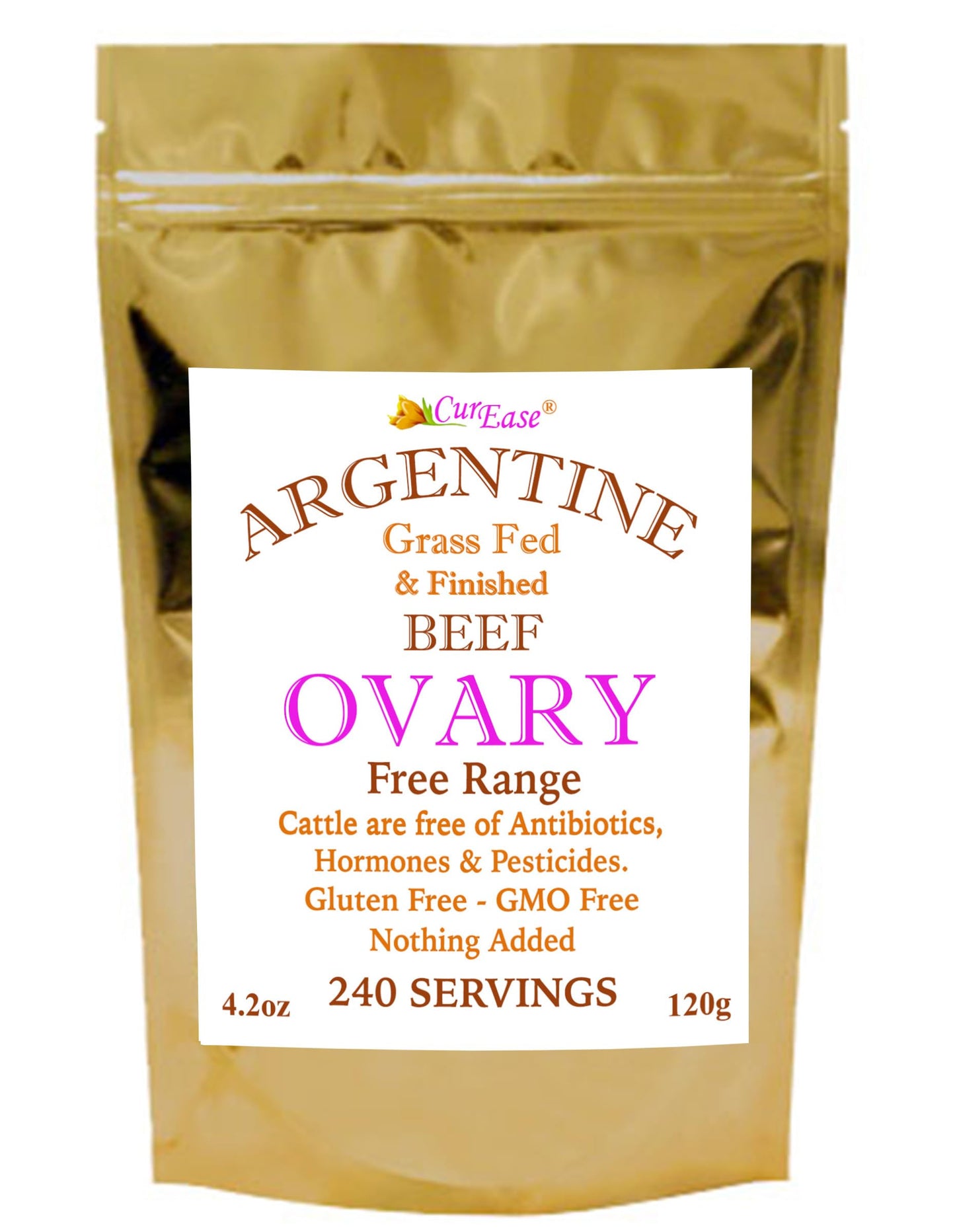CurEase Beef Ovary Powder 4.2 Ounce