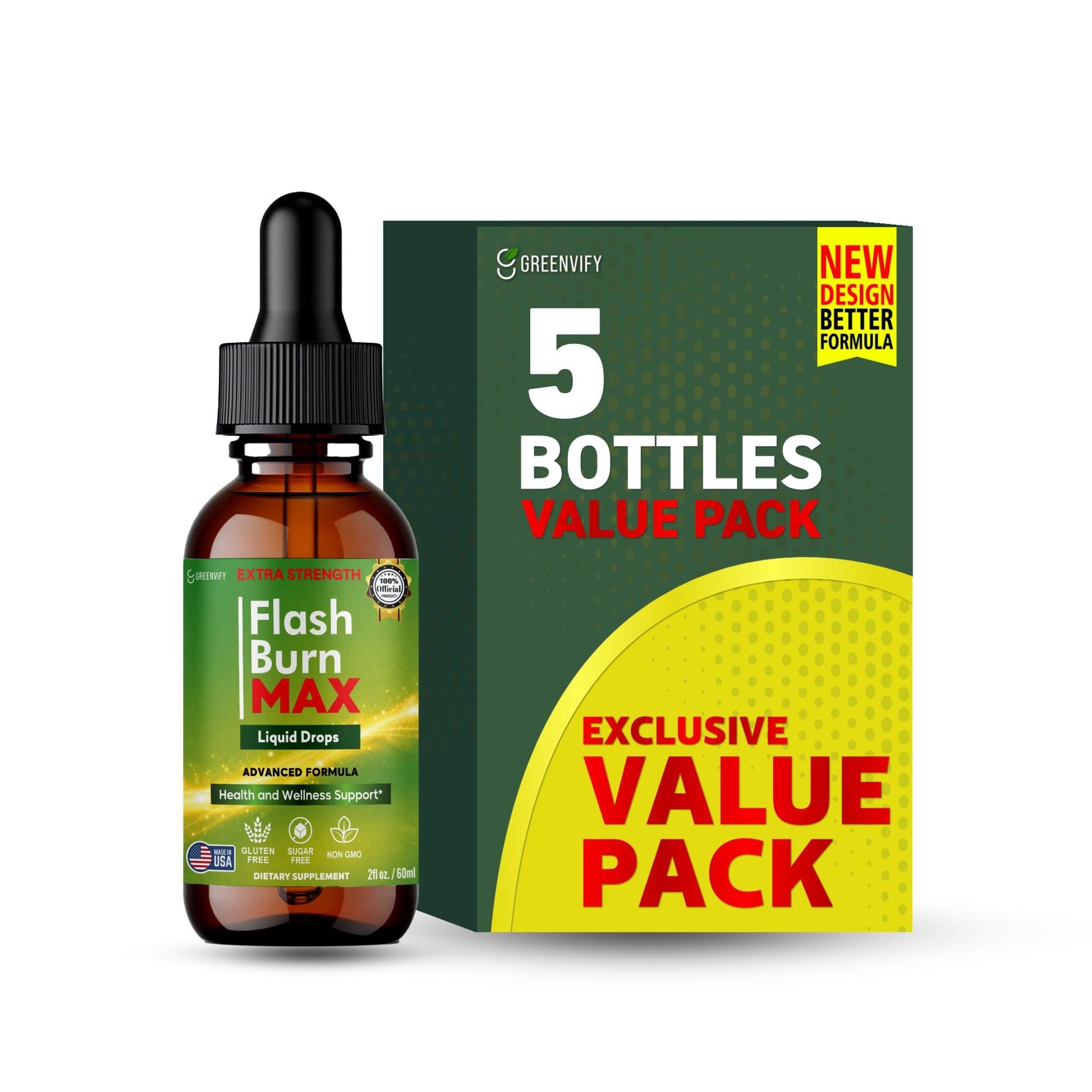 GREENVIFY Flash Burn MAX 60 Capsules
