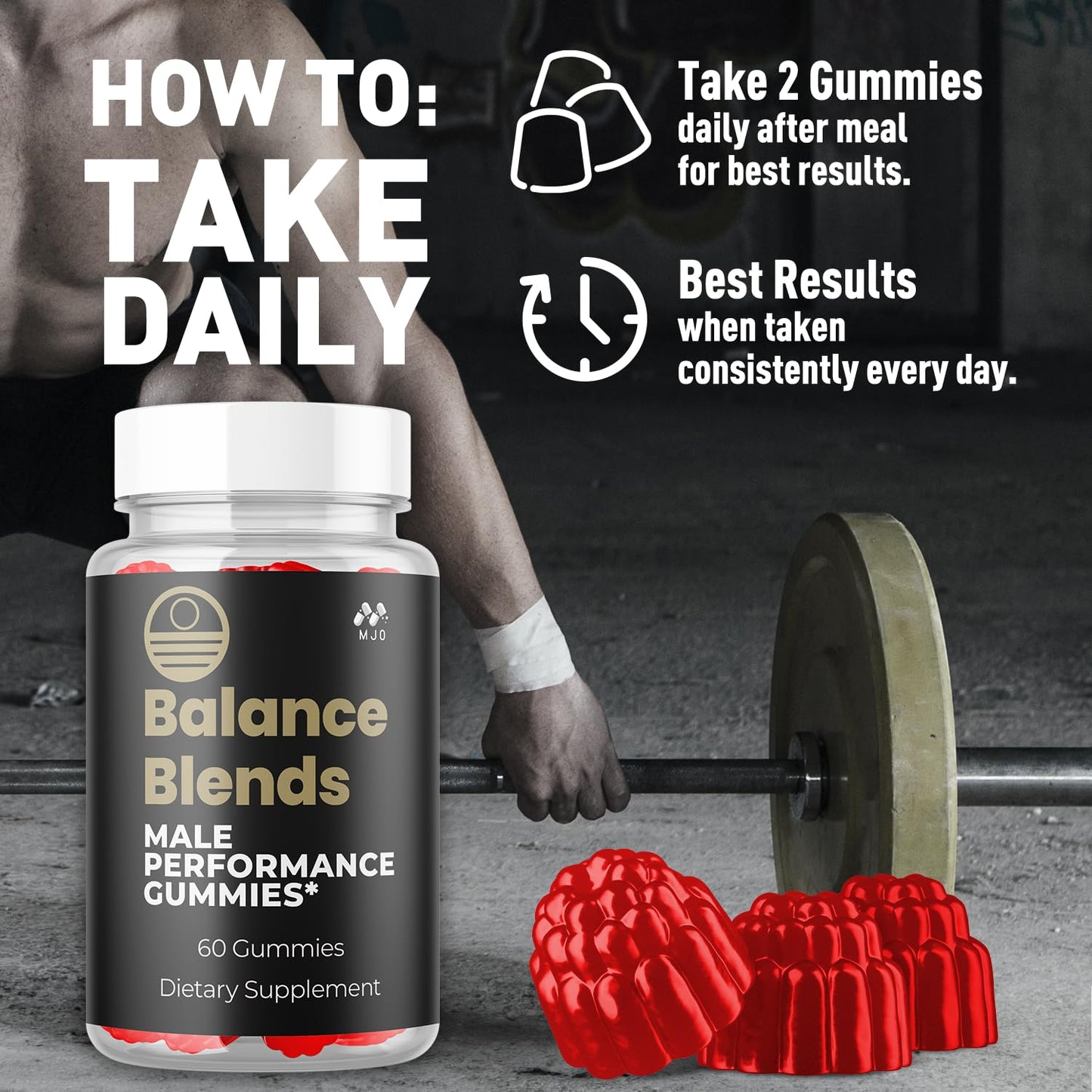 MJO Balance Blends Gummies 60 Gummies