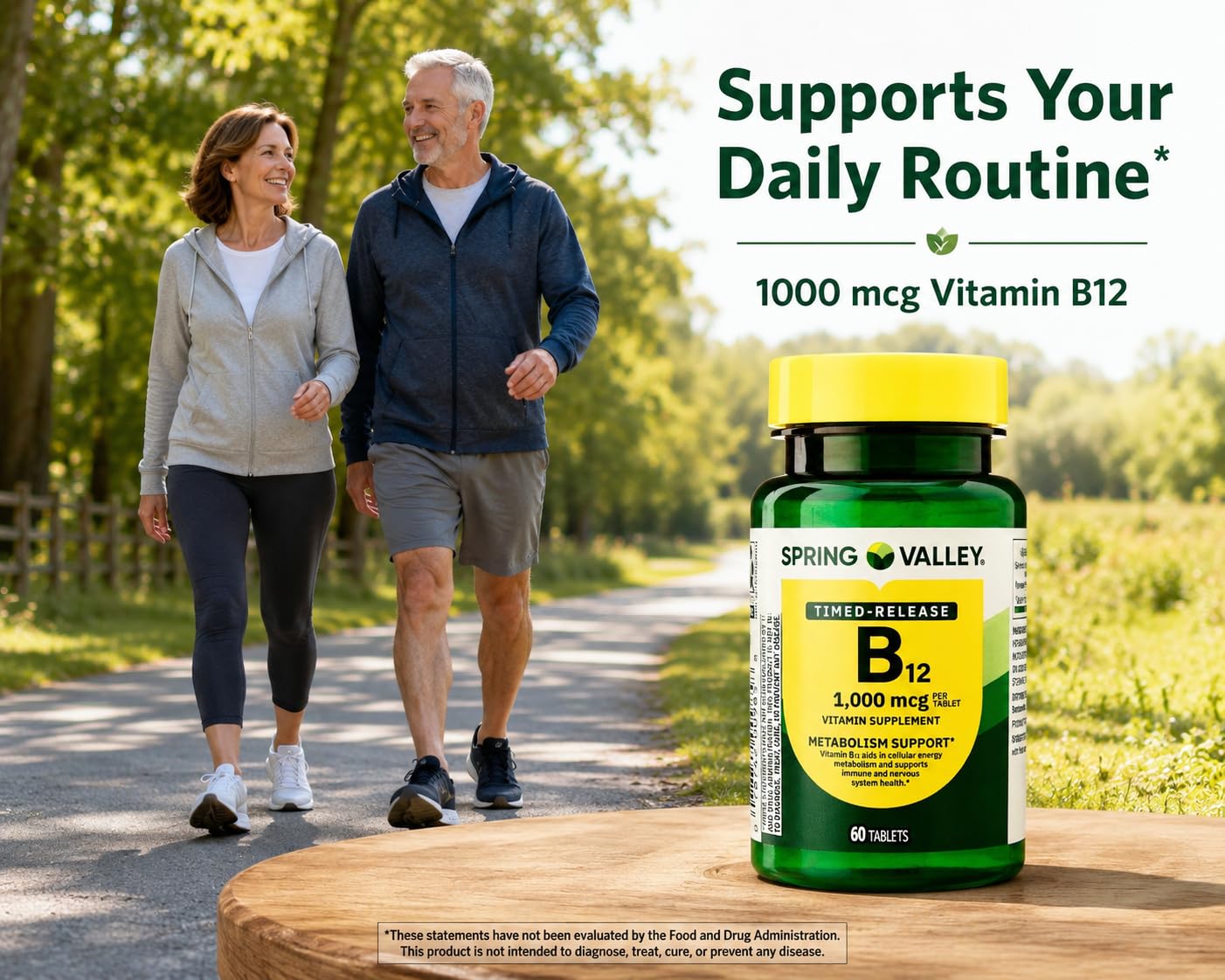 Generic Vitamin B12 Timed-Release Tablets, 1000 mcg, 60 Tablets