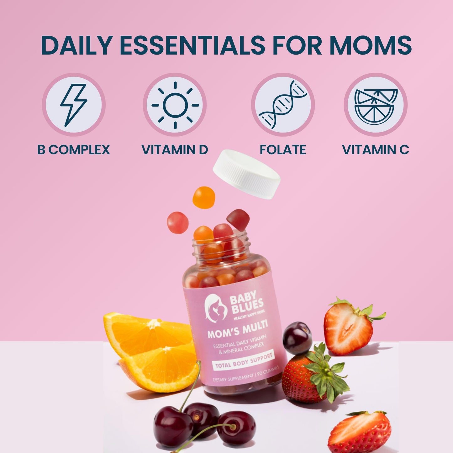 Baby Blues Multivitamin for Women Gummy 90 Count