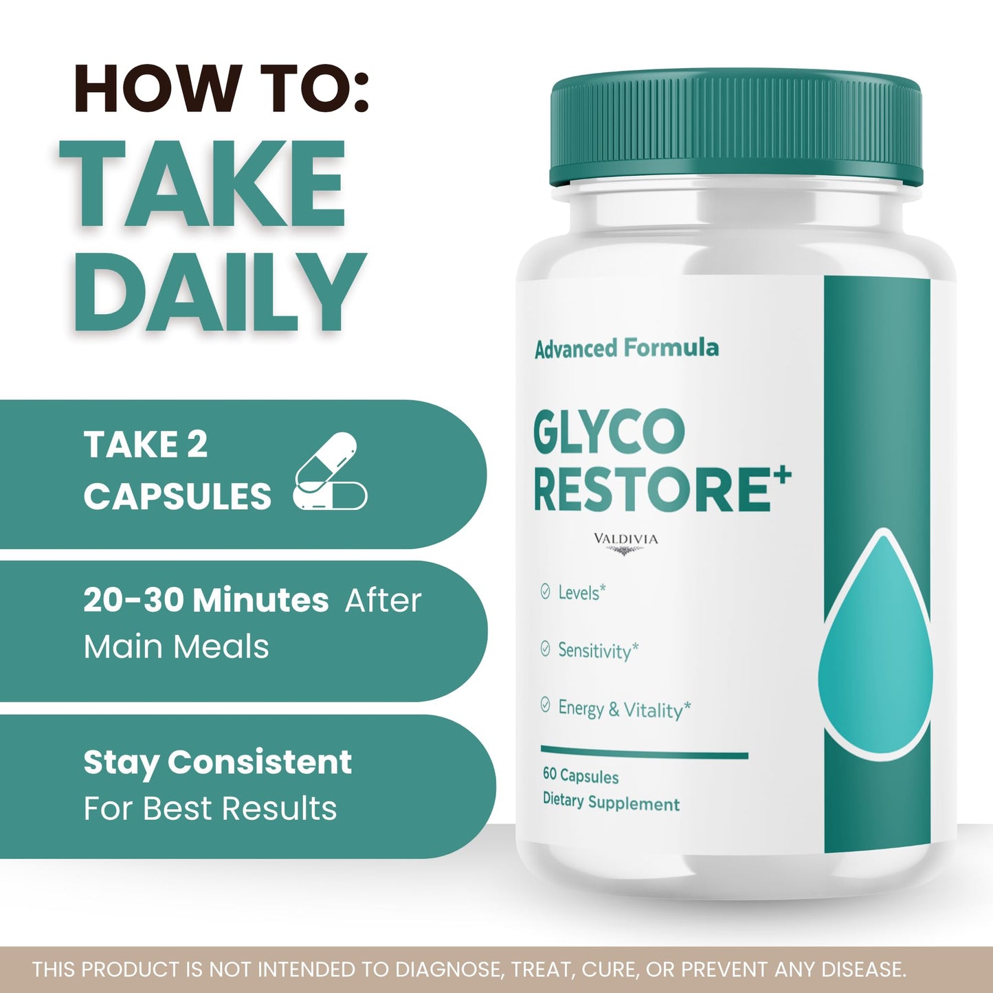 Valdivia Glyco Restore Capsules 60 Count