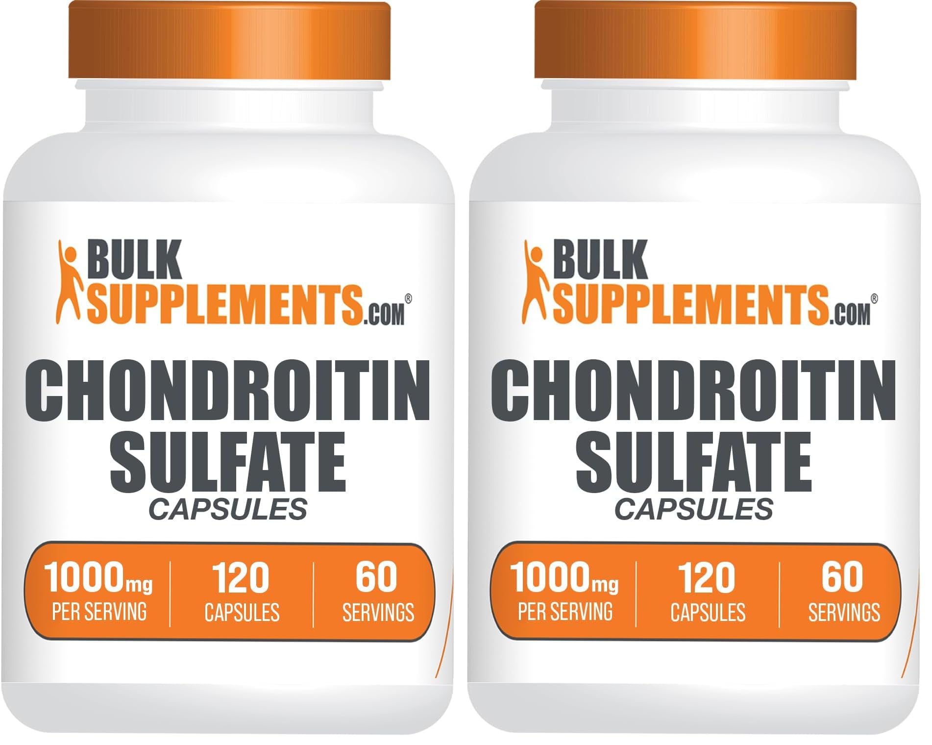 BulkSupplements Chondroitin Sulfate Capsules, 240 Capsules