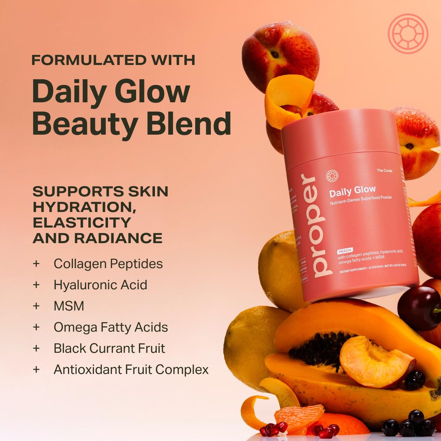 Proper The Corals Daily Glow Beauty Blend Powder, 168
