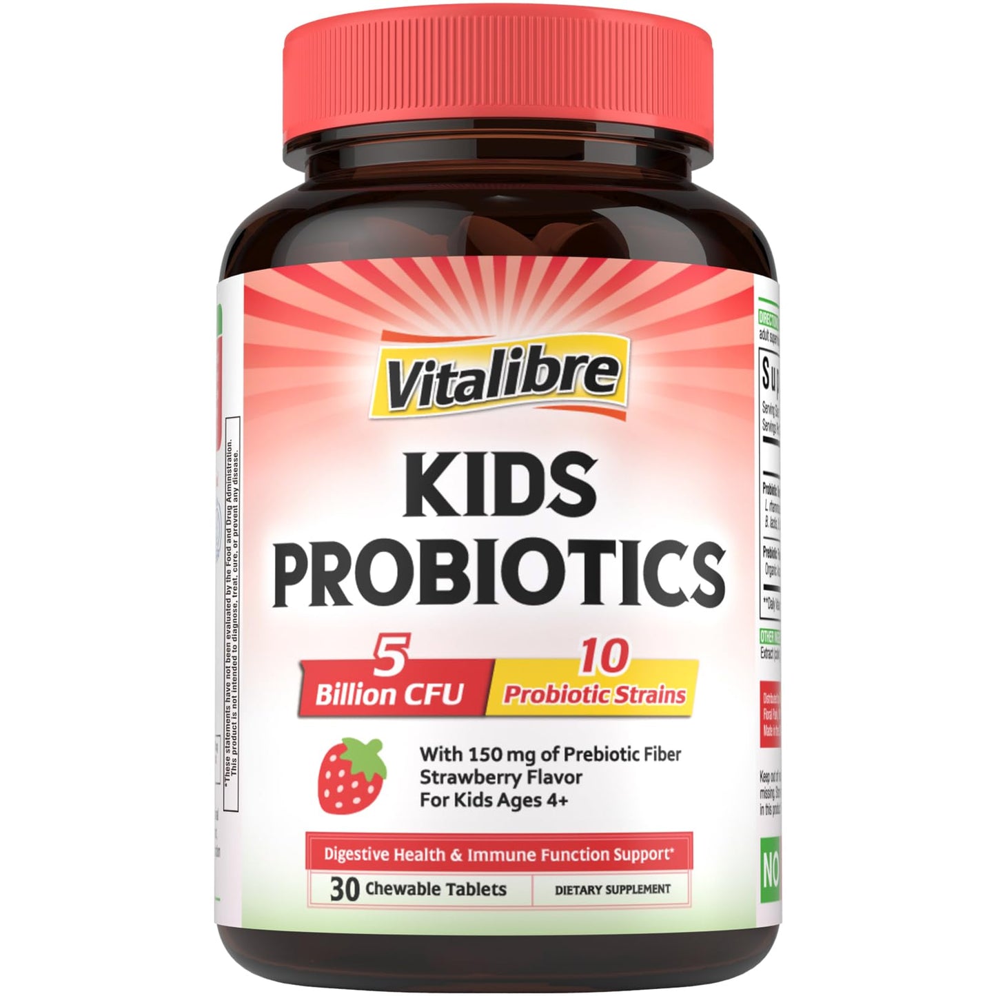 Vitalibre Kids Probiotics Capsules, 30 Count