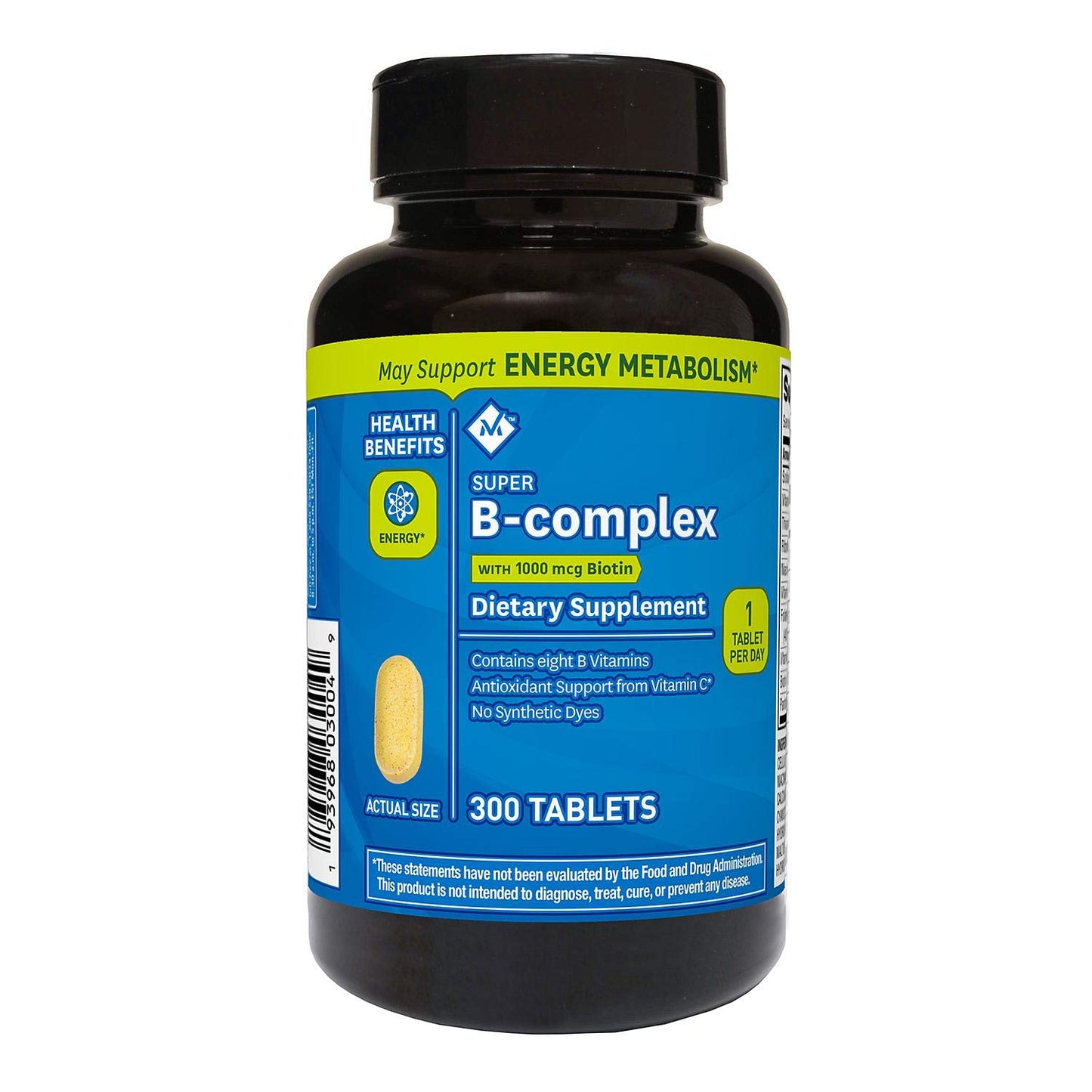 Outccogo Member's Mark Super B-Complex Dietary Supplement Tablet, 300 Tablets
