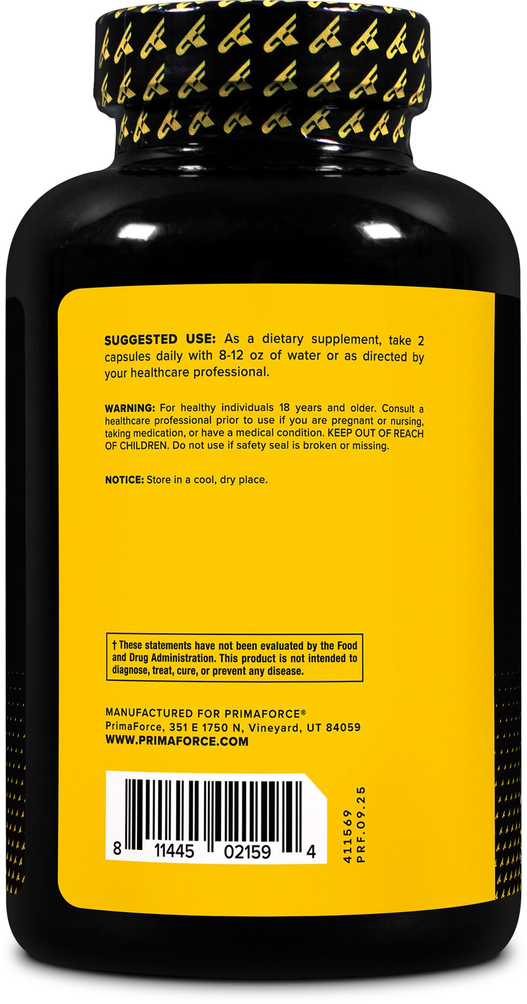 Primaforce HMB 1000mg Calcium β-Hydroxy β-Methylbutyrate Capsule, 200 Capsules