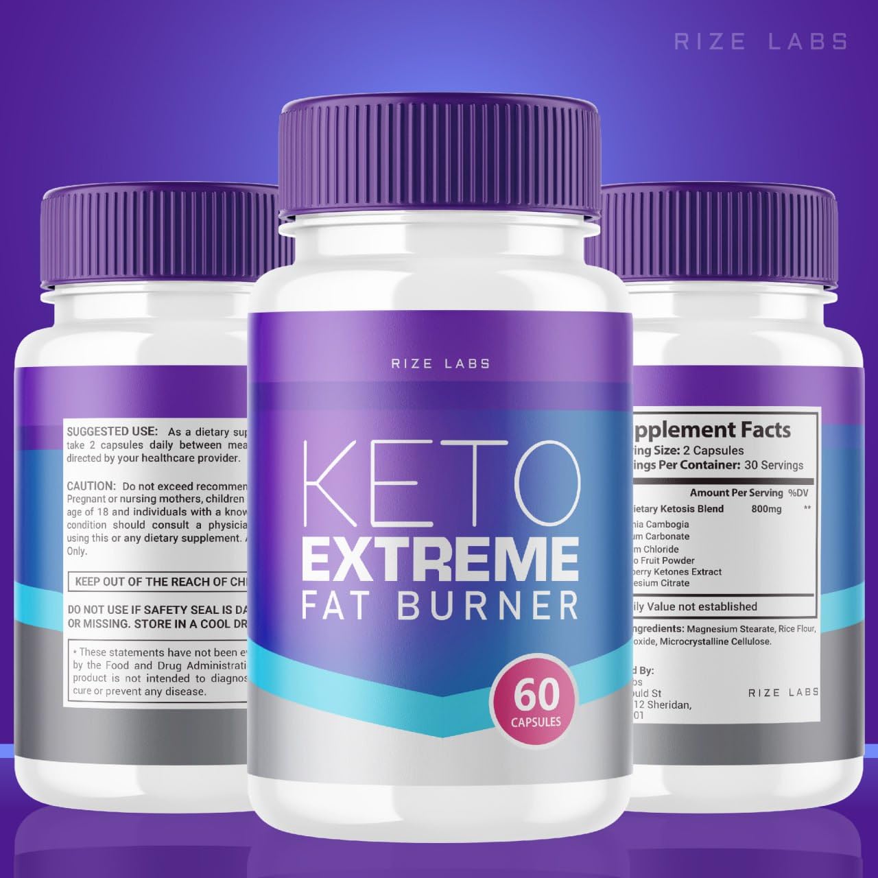 rize labs Keto Extreme 180 Capsules