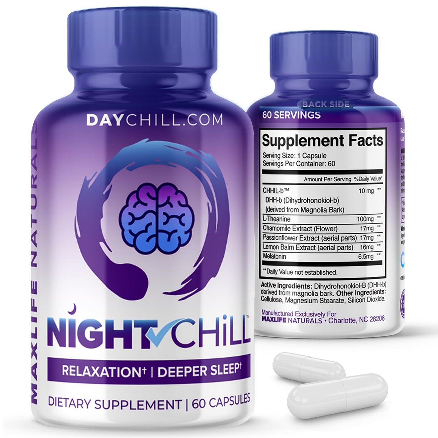 MaxLife Naturals Sleep Supplement Capsules 60 Count
