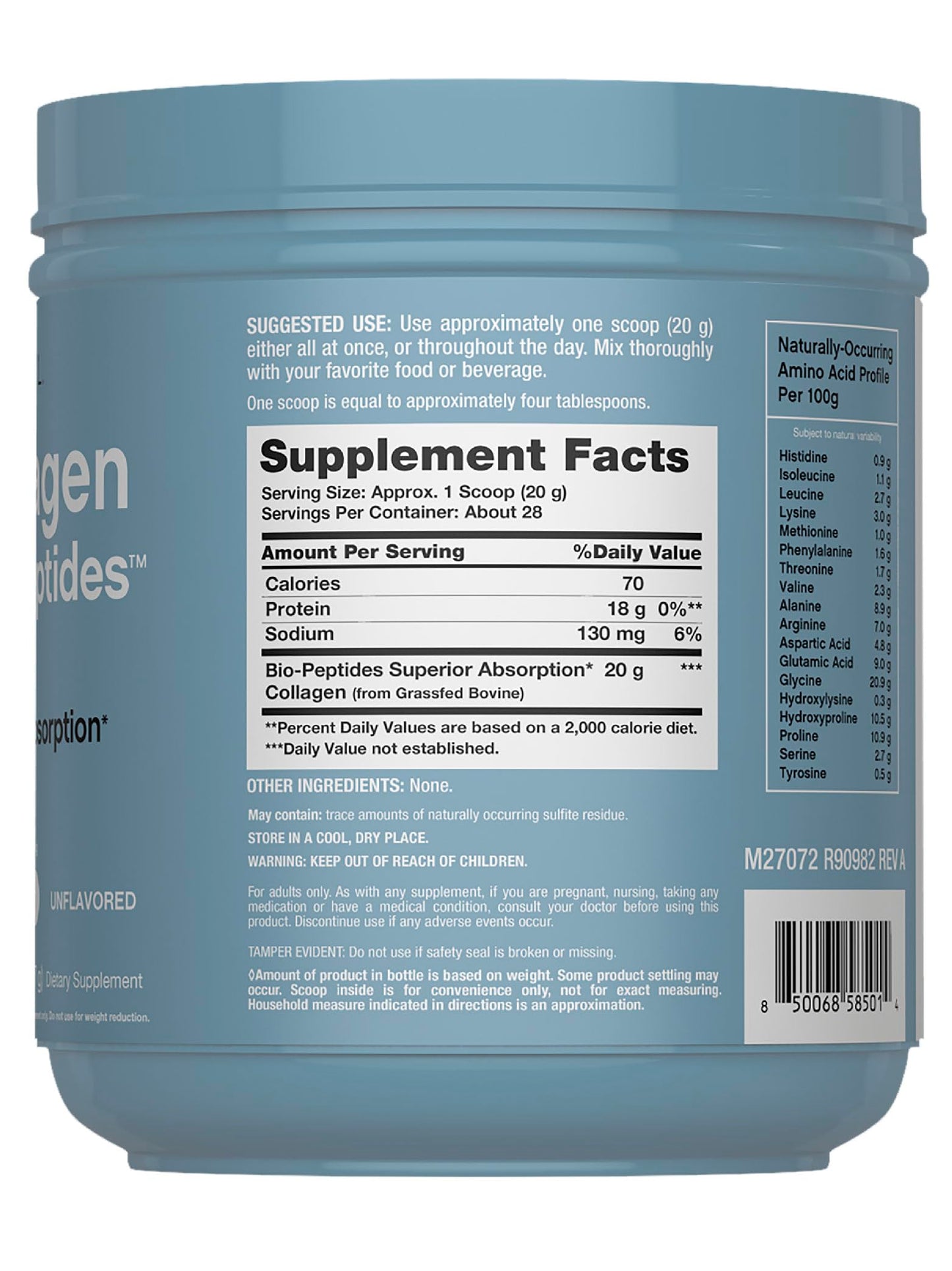 NeoCell Collagen Bio-Peptides Powder 20oz