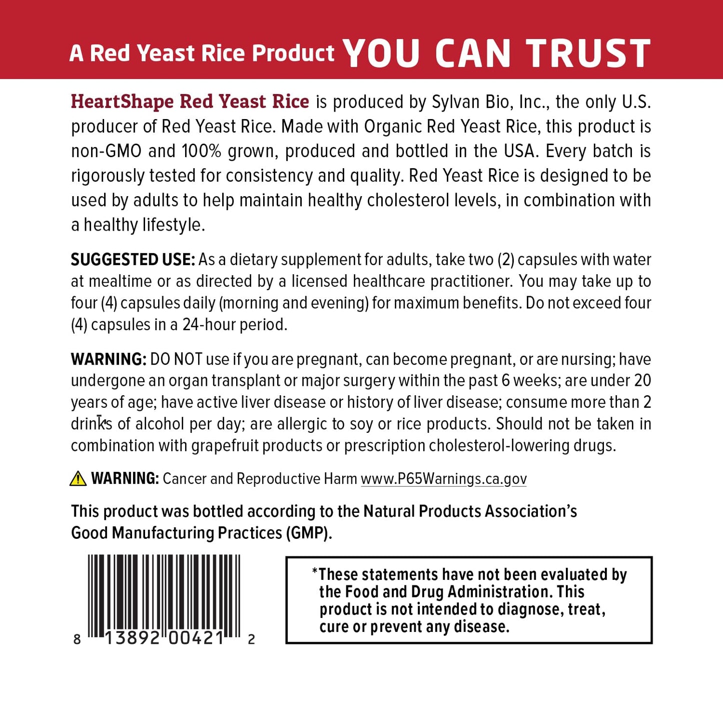 HeartShape Red Yeast Rice Tablet 240