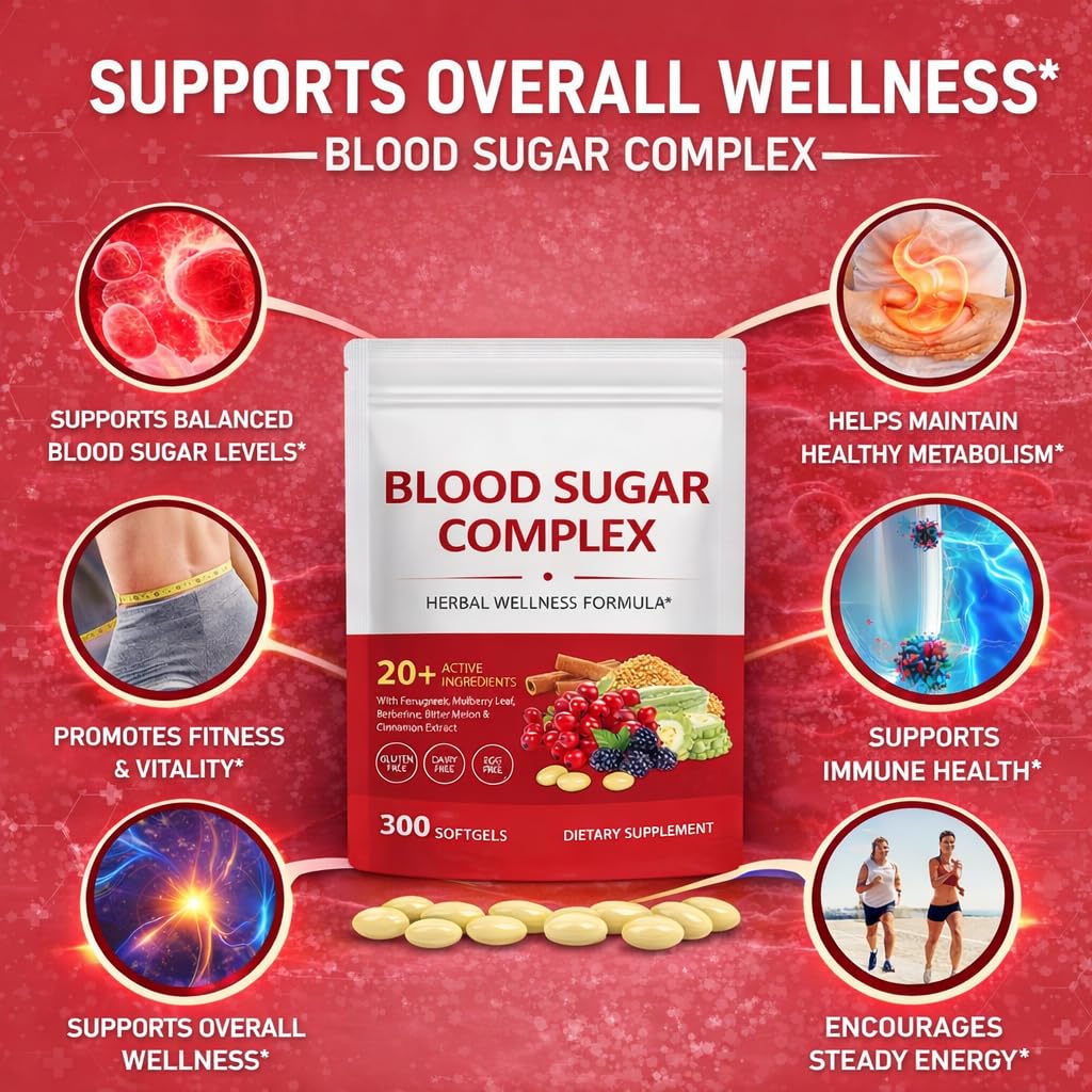 Generic Blood Sugar Support Complex Softgels 300