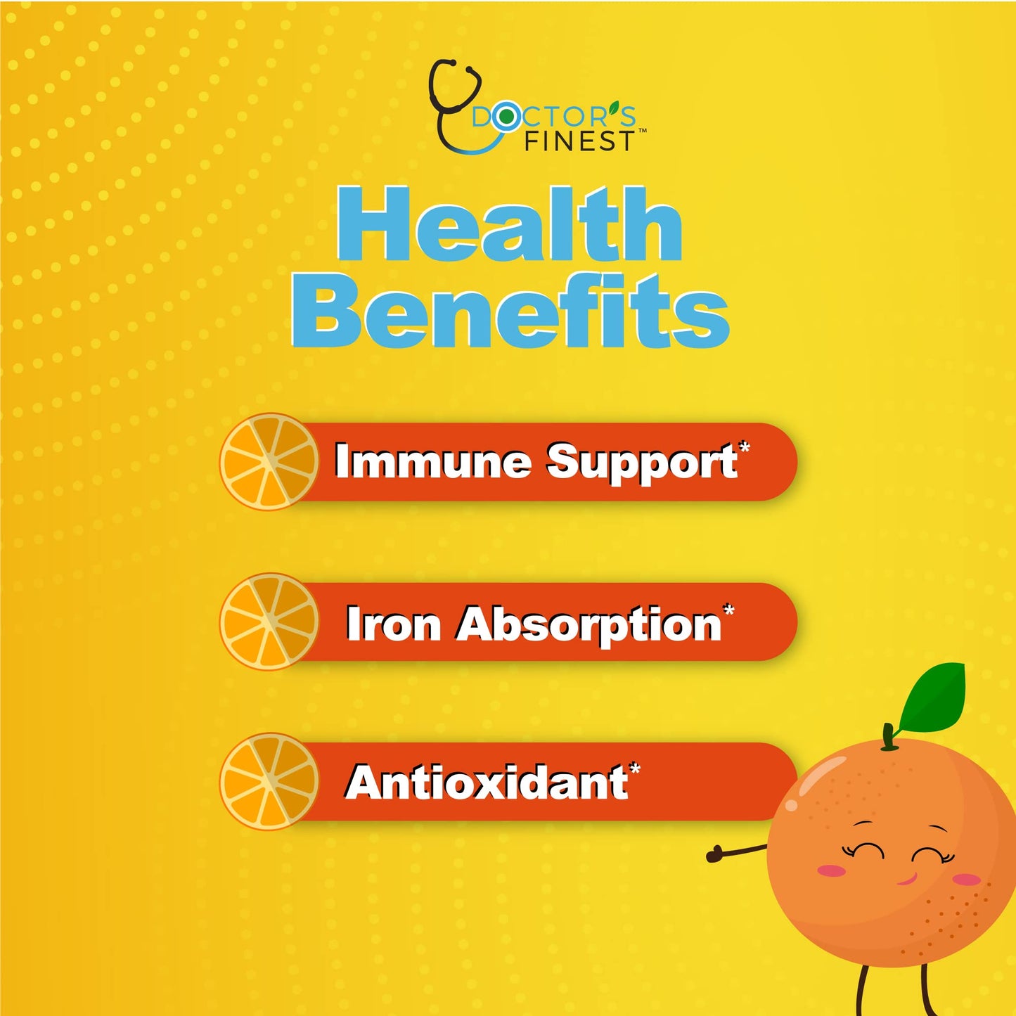 Doctors Orders Vitamin C Gummies for Kids - 250 mg Vitamin C, Gummy, 120 Count
