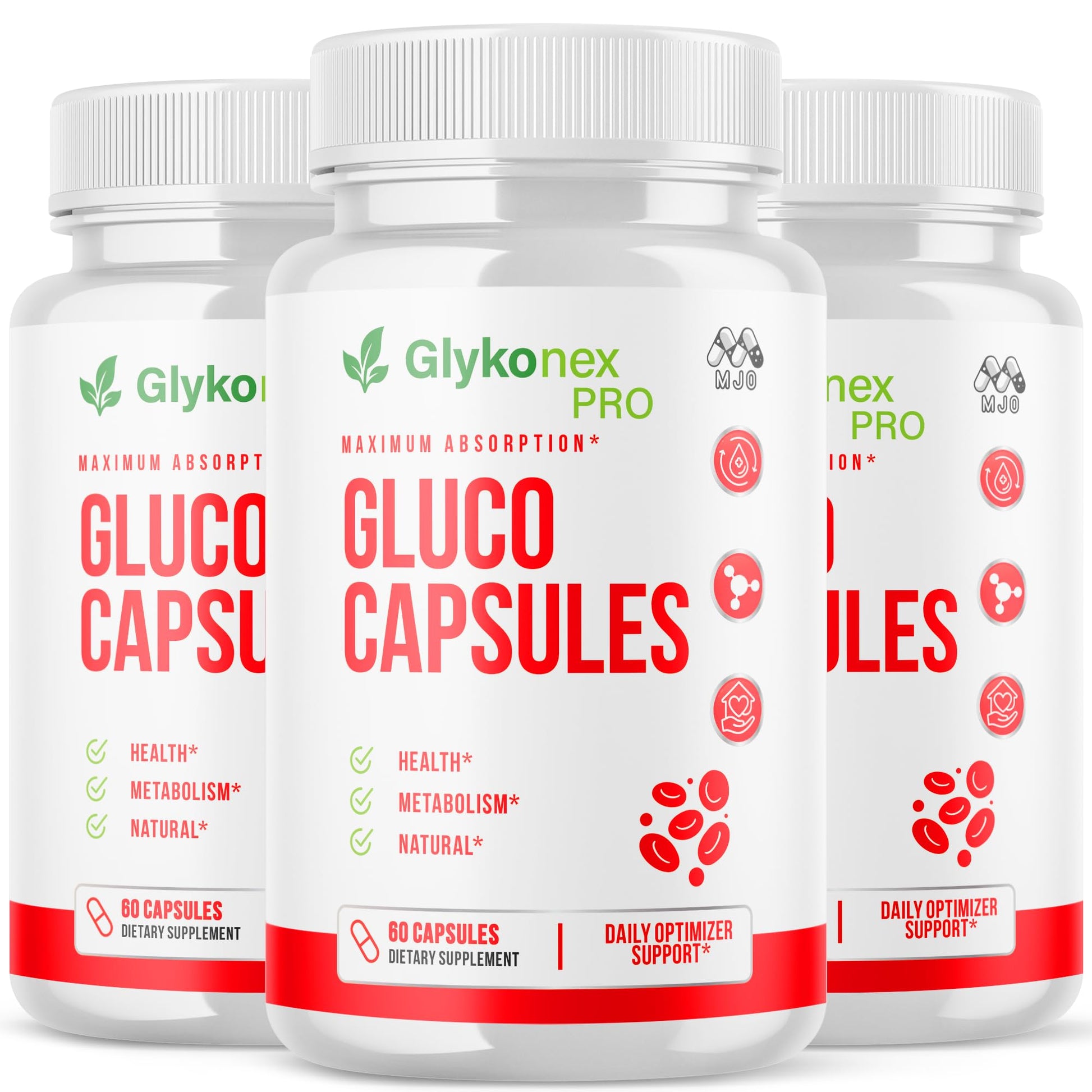 MJO Gluco Capsules, 180 Capsules