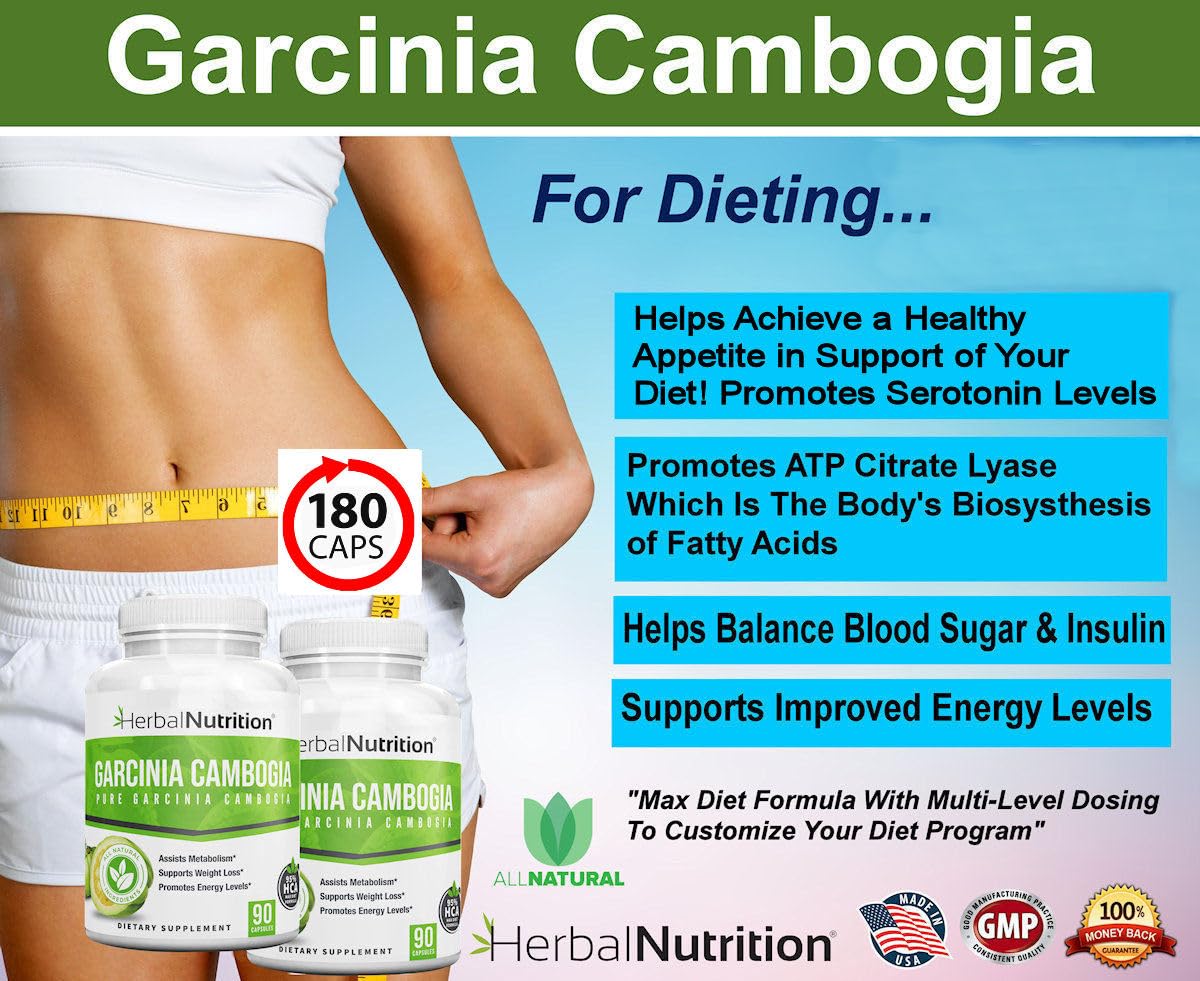 Herbal Nutrition Garcinia Cambogia Capsules, 2-Pack