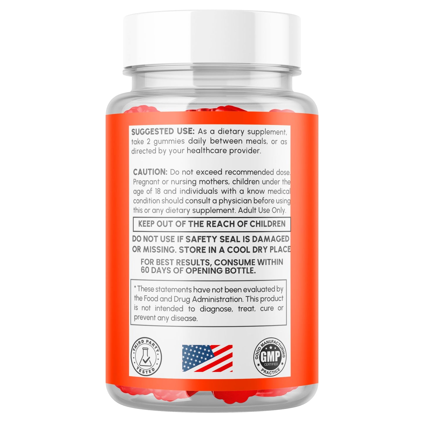 MJO Jelly Lean Gummies, 180 Gummies