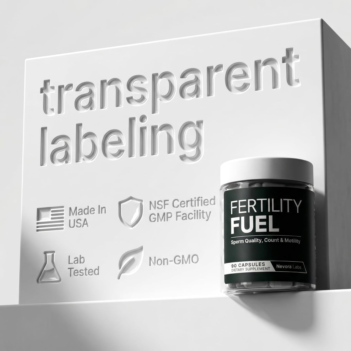 Nevora Labs Fertility Fuel Capsules 90 Count