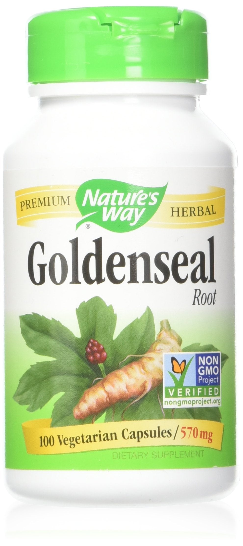 Nature's Way Goldenseal Root Capsules 400 Capsules (Pack of 4)
