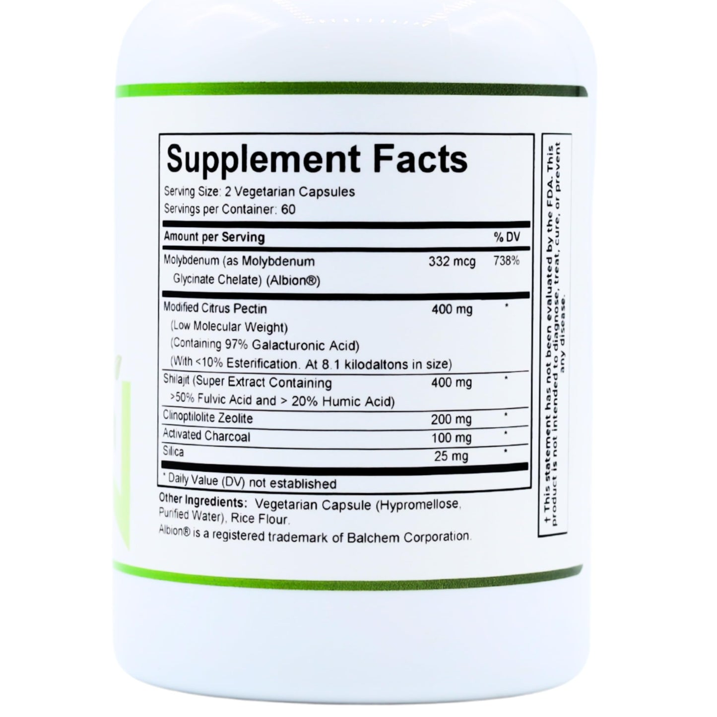 NATURE'S ABILITY Detox Binder Full Spectrum 120 Capsules