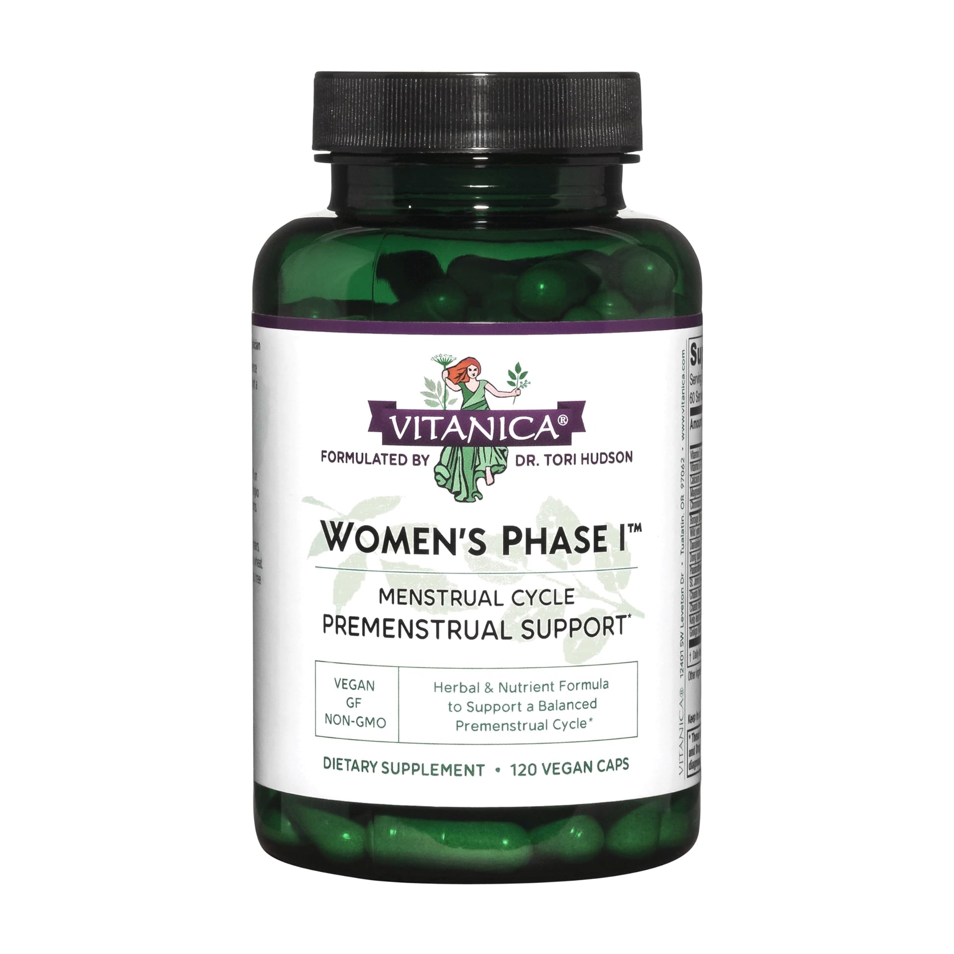 Vitanica Women's Phase I Premenstrual Support Capsule 120 Count