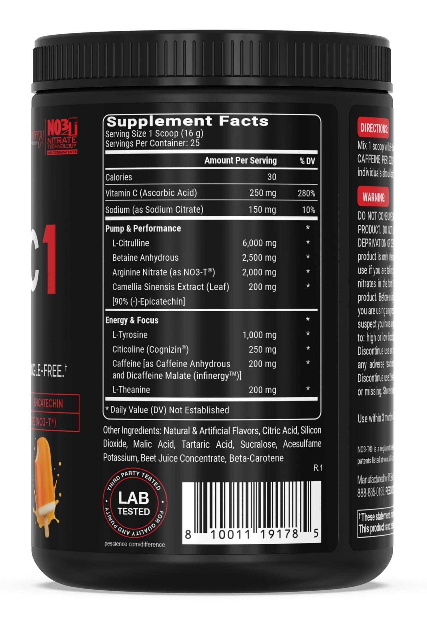 PEScience Prolific-1 Pre Workout Powder 14.1 Ounce