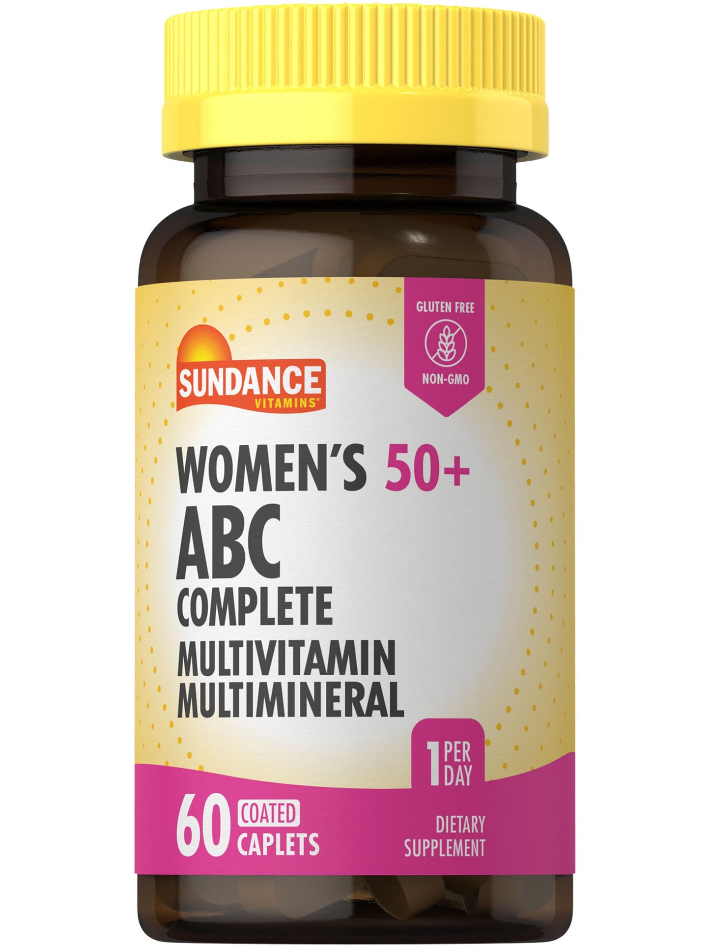 Sundance Women's 50+ ABC Complete Multivitamin Caplets, 60 Count