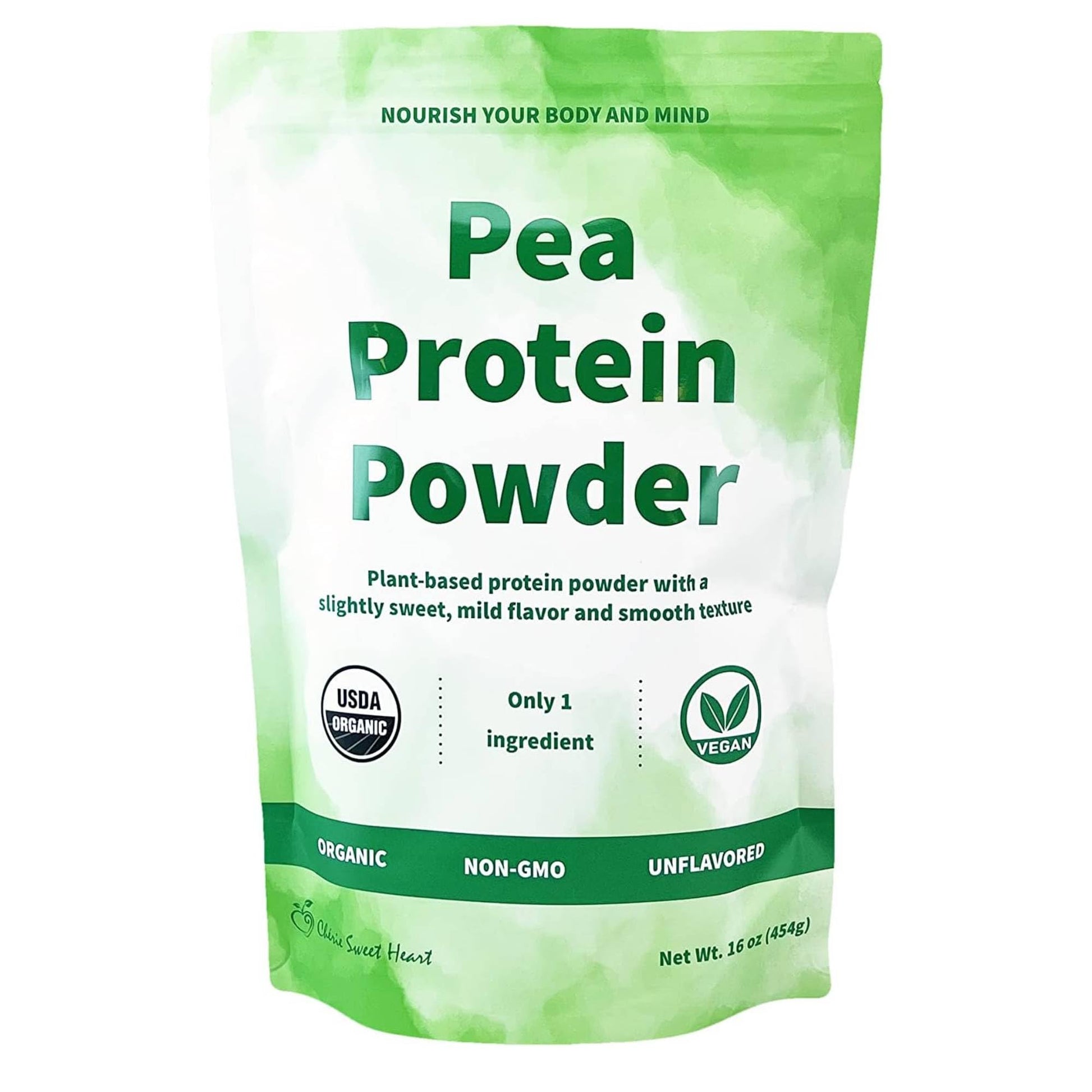 Chérie Sweet Heart Organic Pea Protein Powder 16 Servings