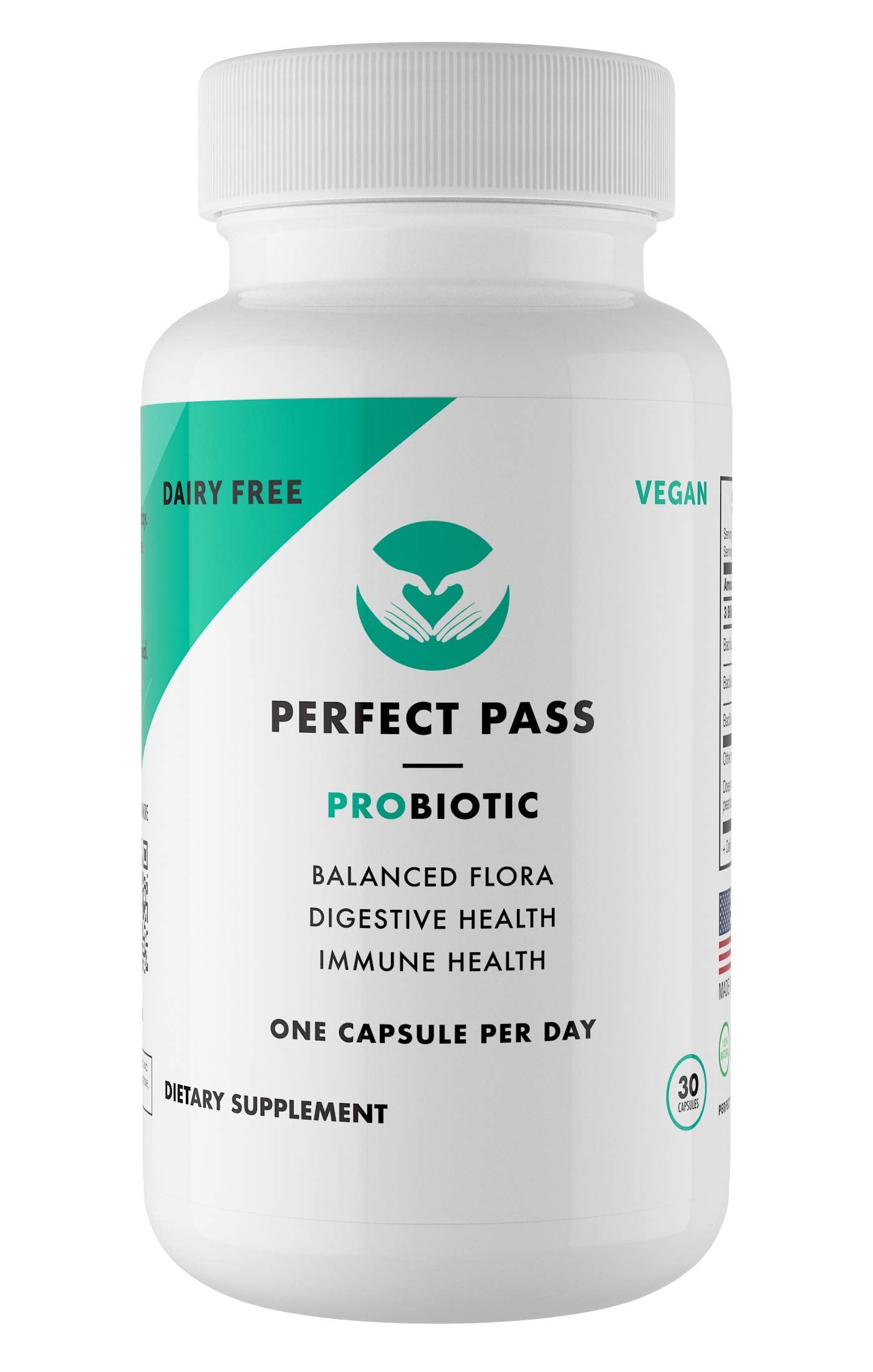 PERFECT PASS Probiotic Capsules 30
