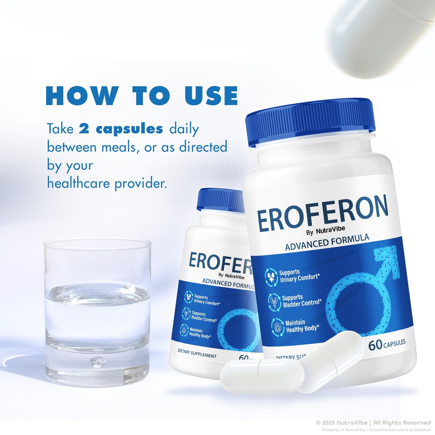 NutraVibe Eroferon Capsules 60 Count