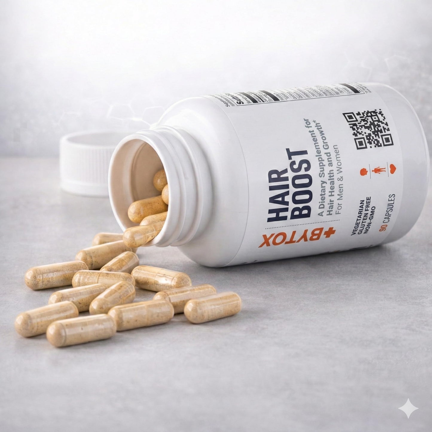 Bytox Hair Growth Boosting Supplement for Men & Women Capsules 90 Count