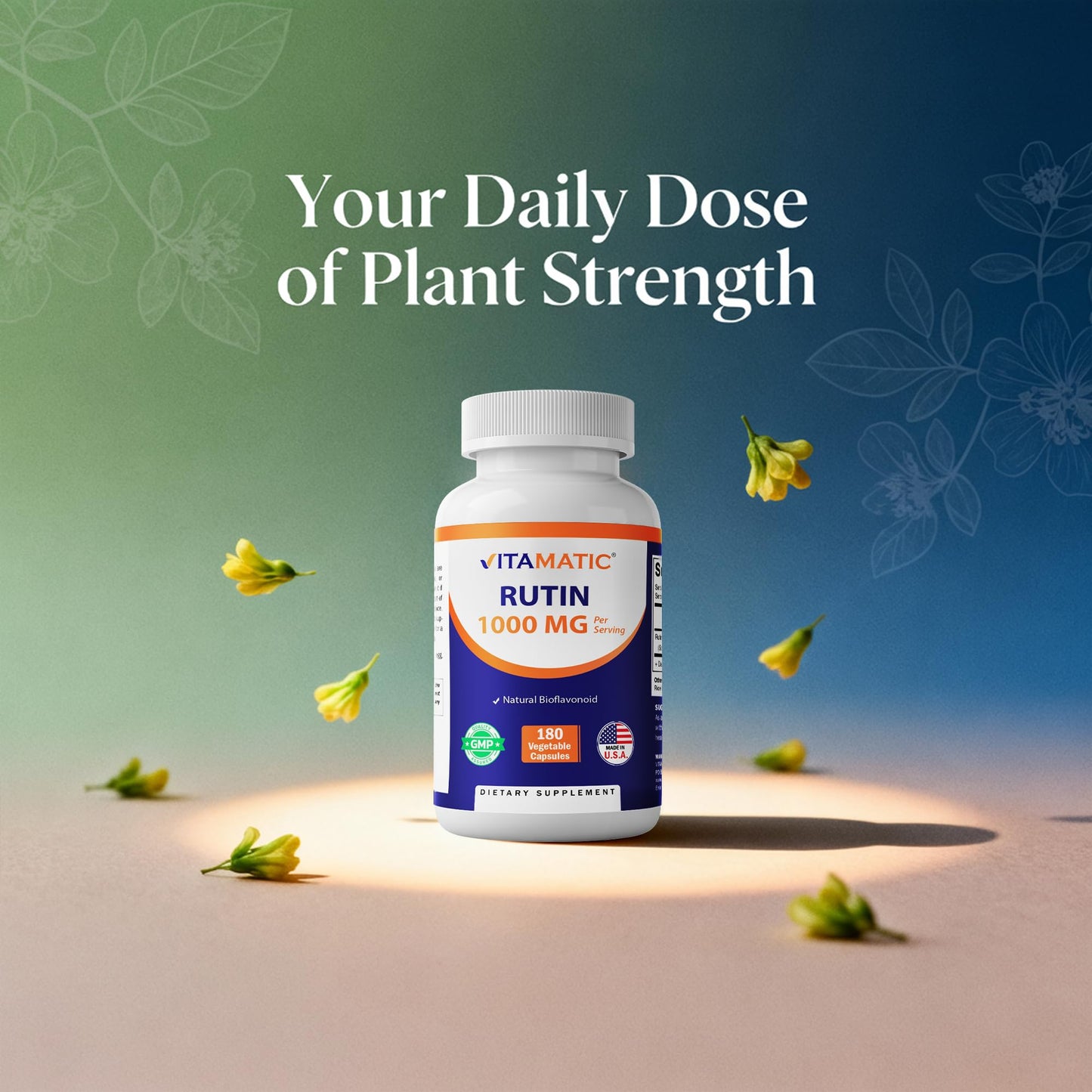 Vitamatic Rutin (500 mg per Capsule) 180 Capsules