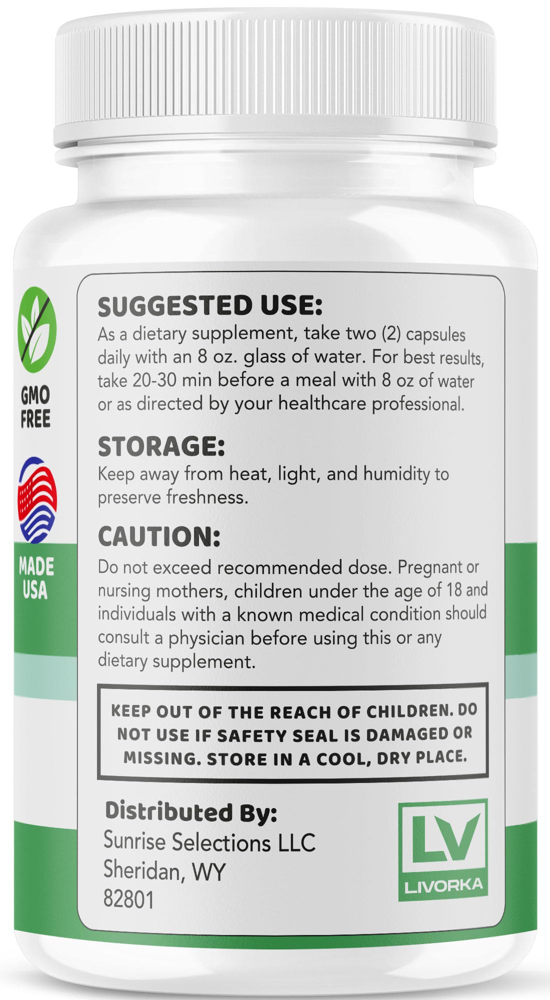 LIVORKA Vertigenics Capsules 120 Count