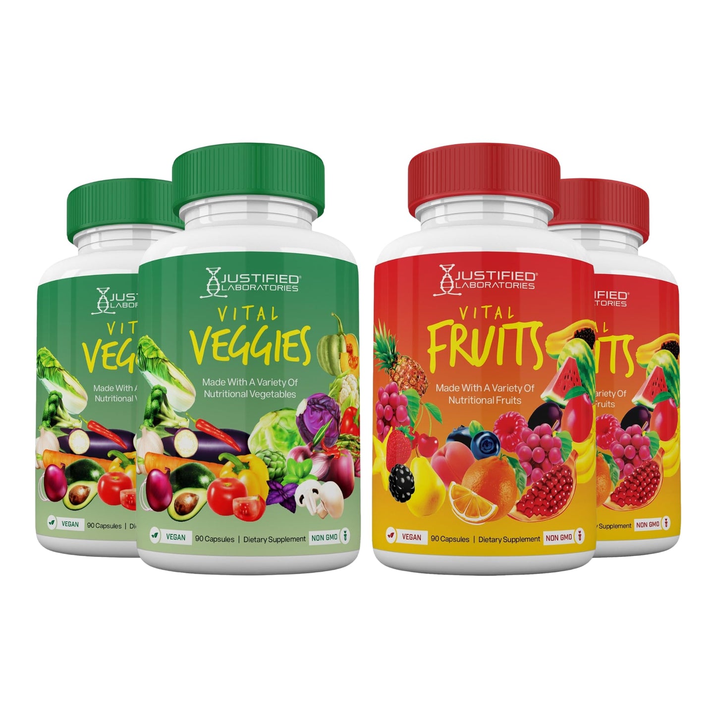 Justified Laboratories Superfoods Set Capsules 360