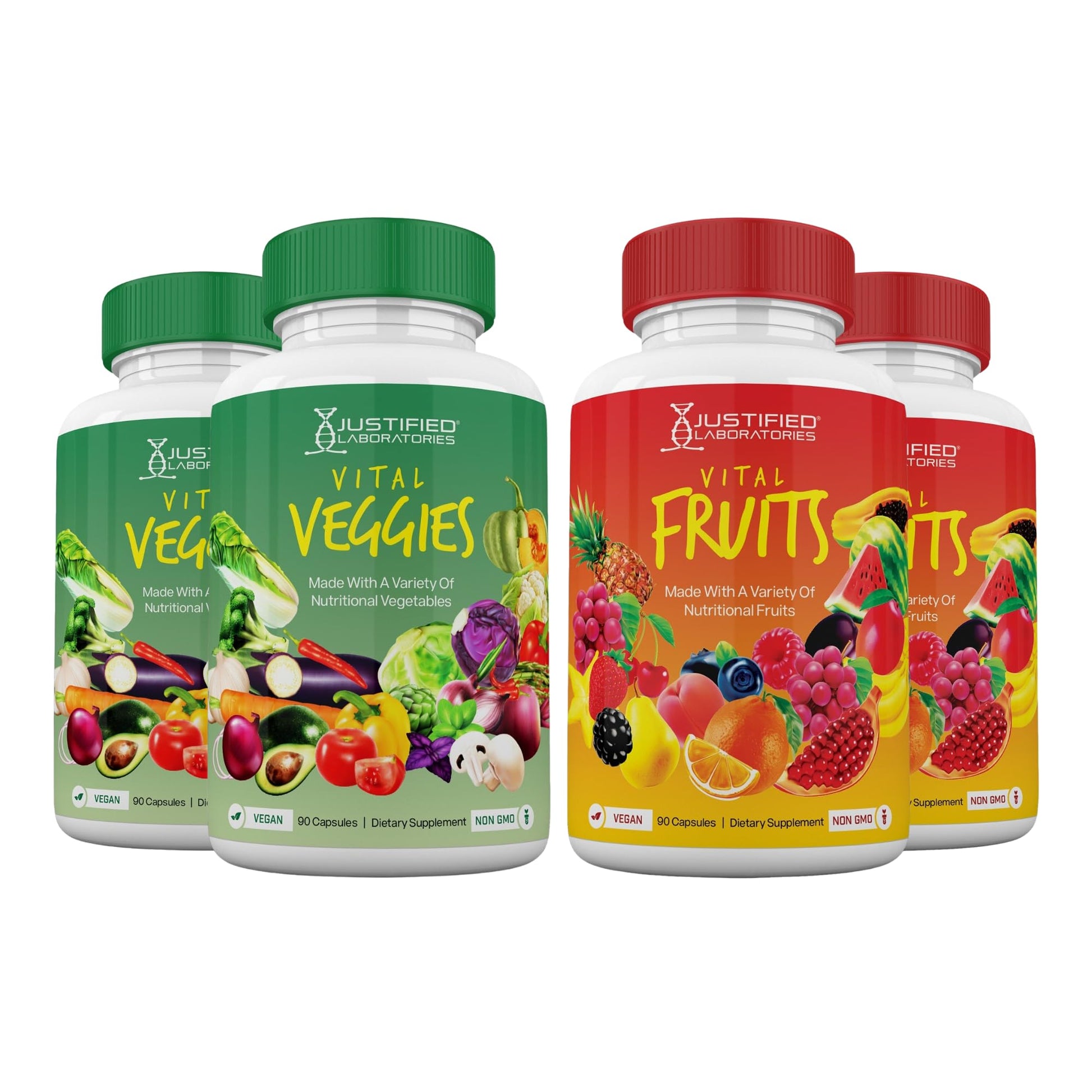 Justified Laboratories Superfoods Set Capsules 360