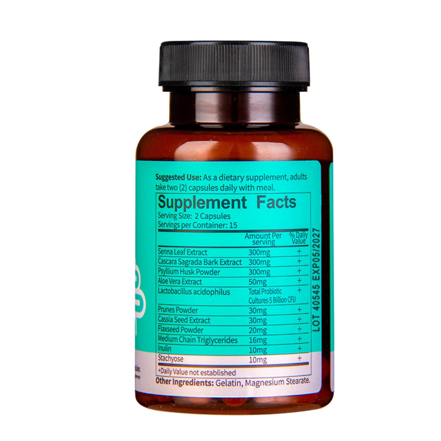 Generic AvailNaturals Ultra Gut Daily Cleanse 15 Day Cleanse with Senna Leaf Extract, Cassia Seed, 2.5 Billion Probiotics and Dietary Fiber, 30 Capsules