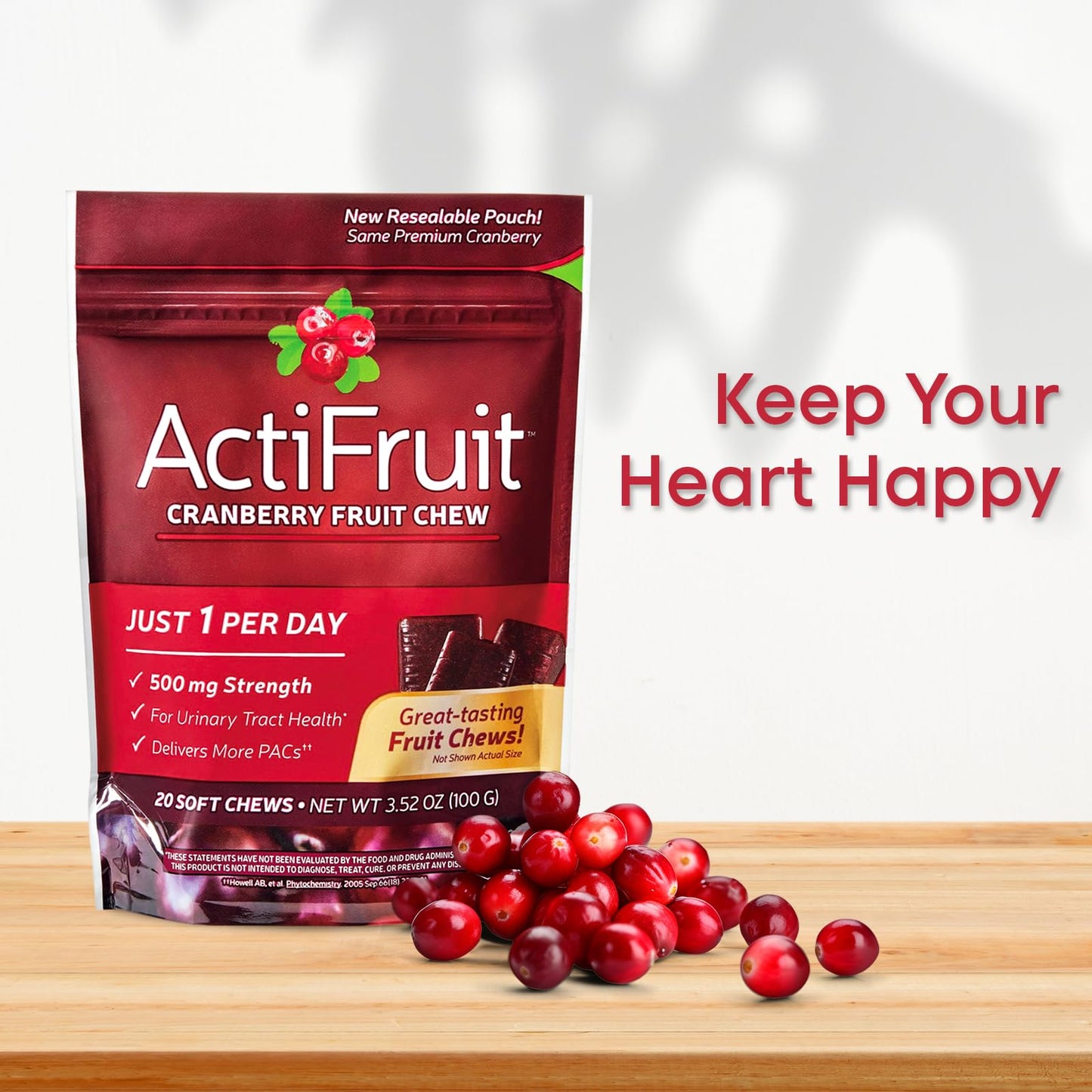 Enzymatic Therapy ActiFruit Chewables, 60 Count