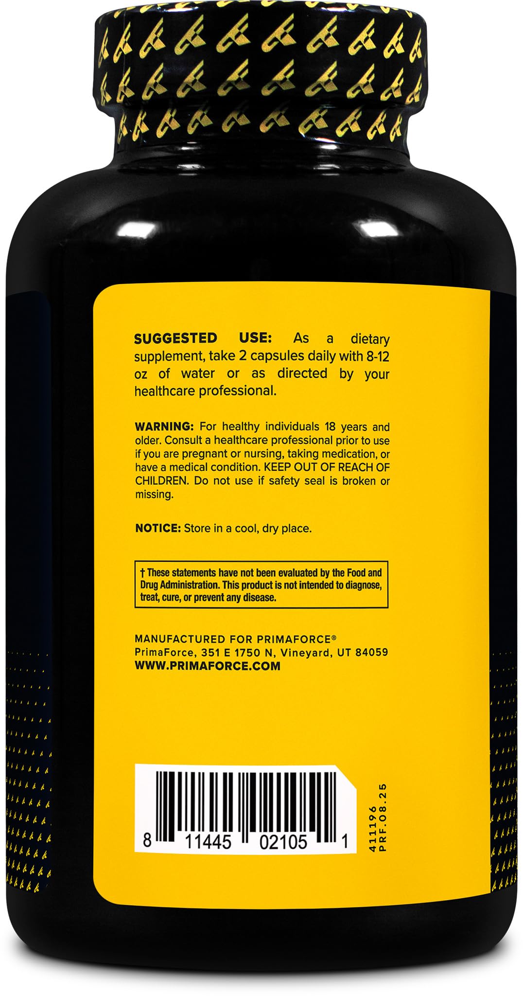 Primaforce Tribulus Terrestris Extract (1,500mg), 180 Capsules
