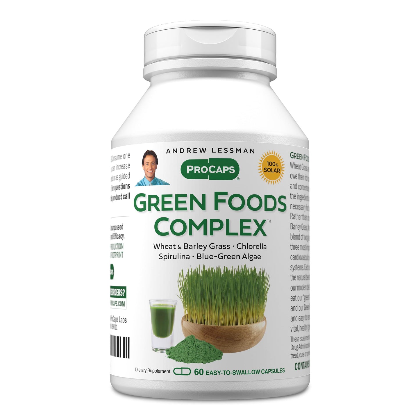 Andrew Lessman ProCaps Green Foods Complex Capsules 60 Count